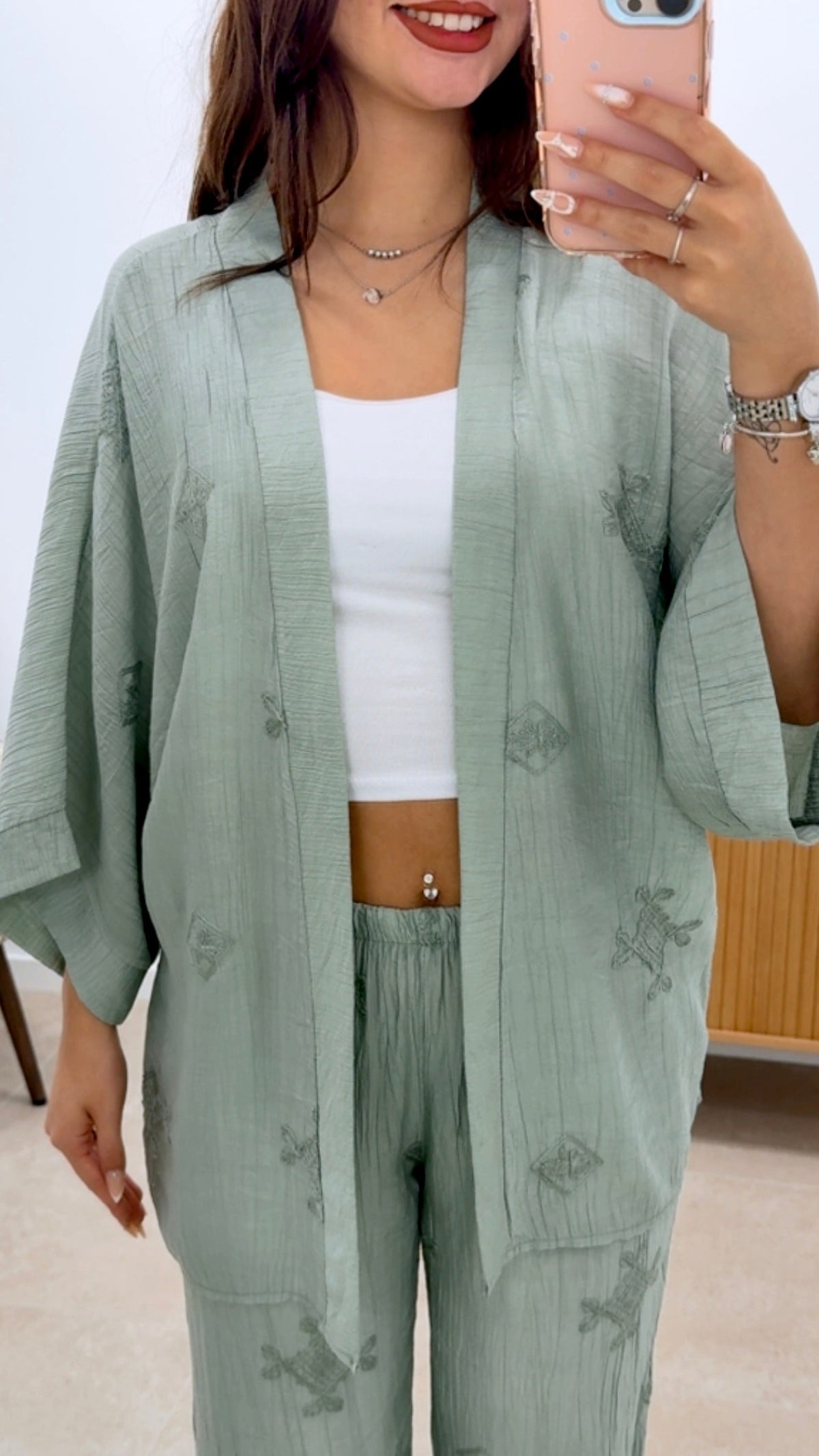CONJUNTO KIMONO + PANTALÓN VERI