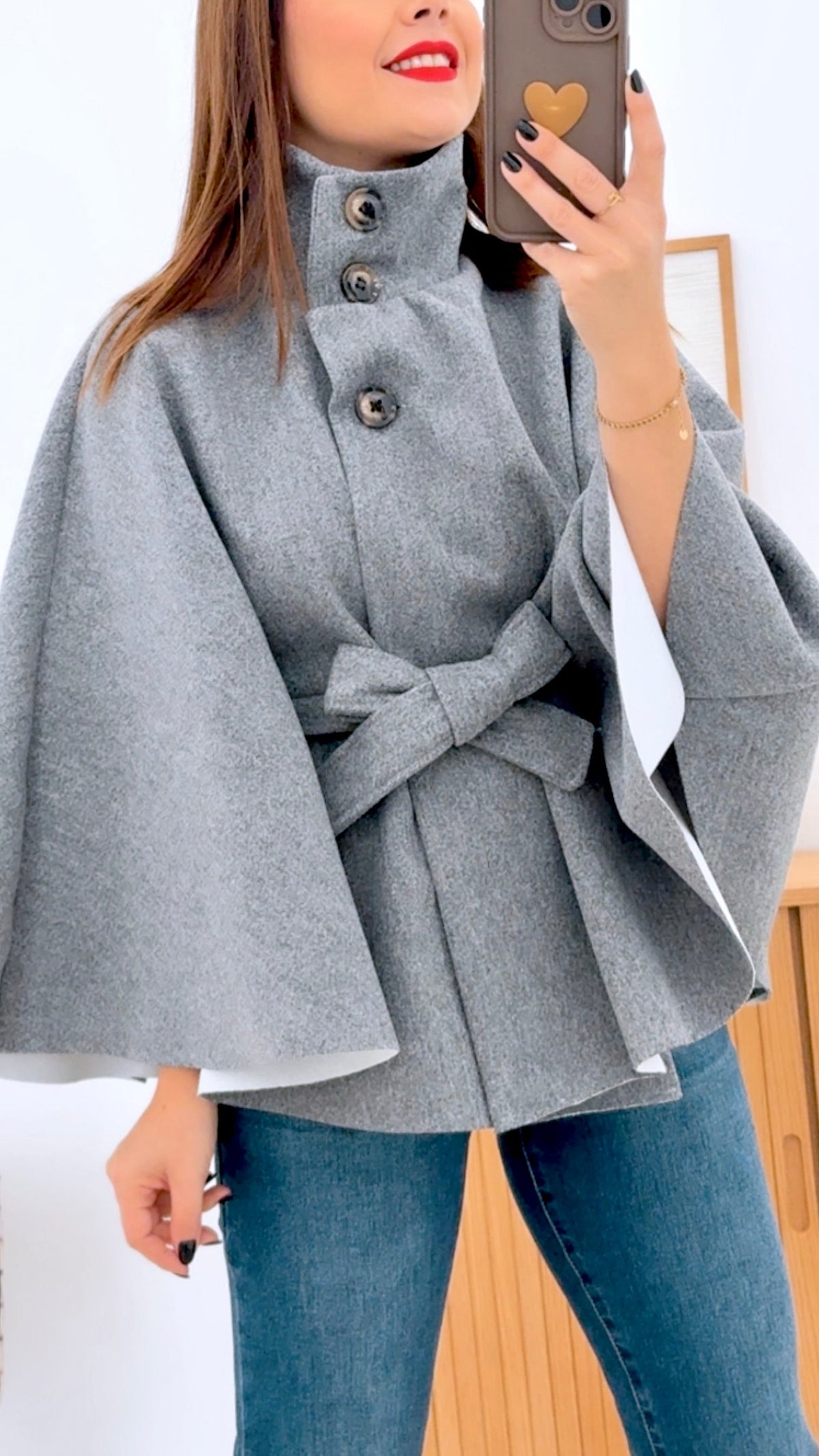 PONCHO DE PAÑO