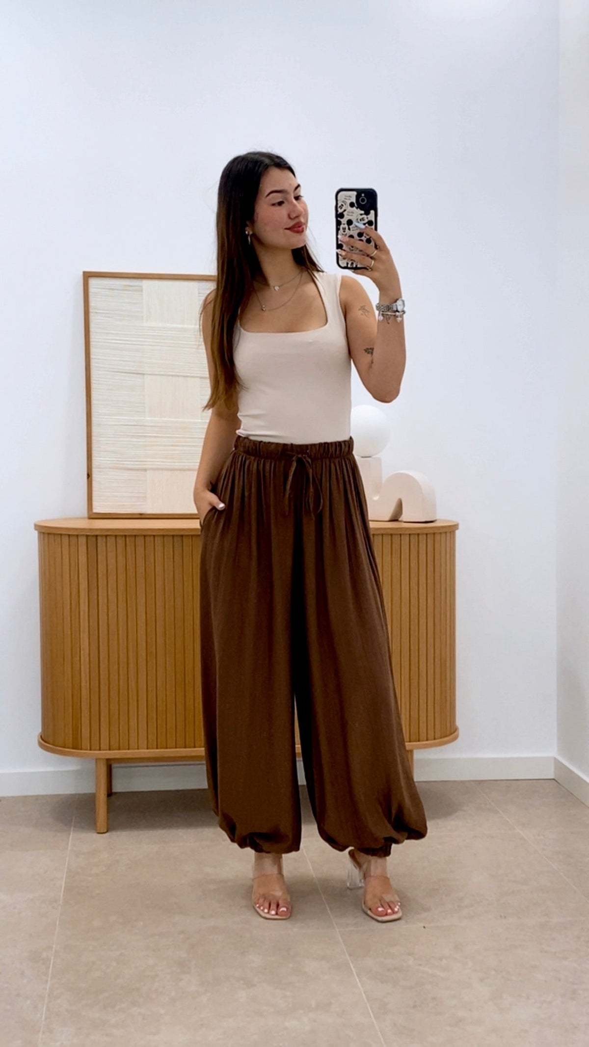 PANTALÓN LISO BOMBACHO