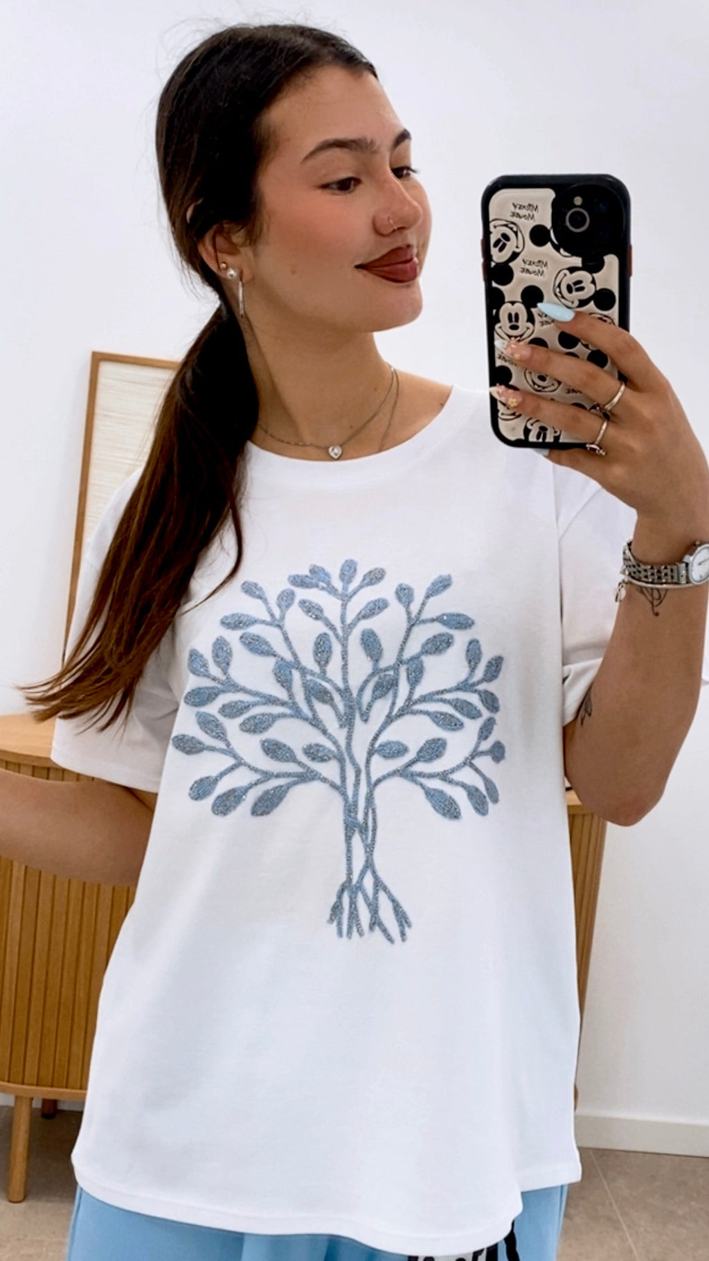 CAMISETA ÁRBOL HILO