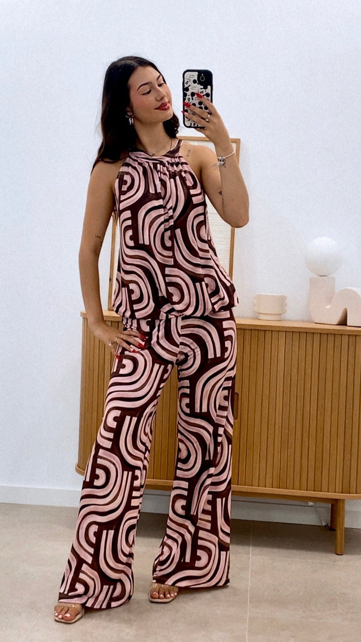 CONJUNTO LICRA FRÍA ESTAMPADO