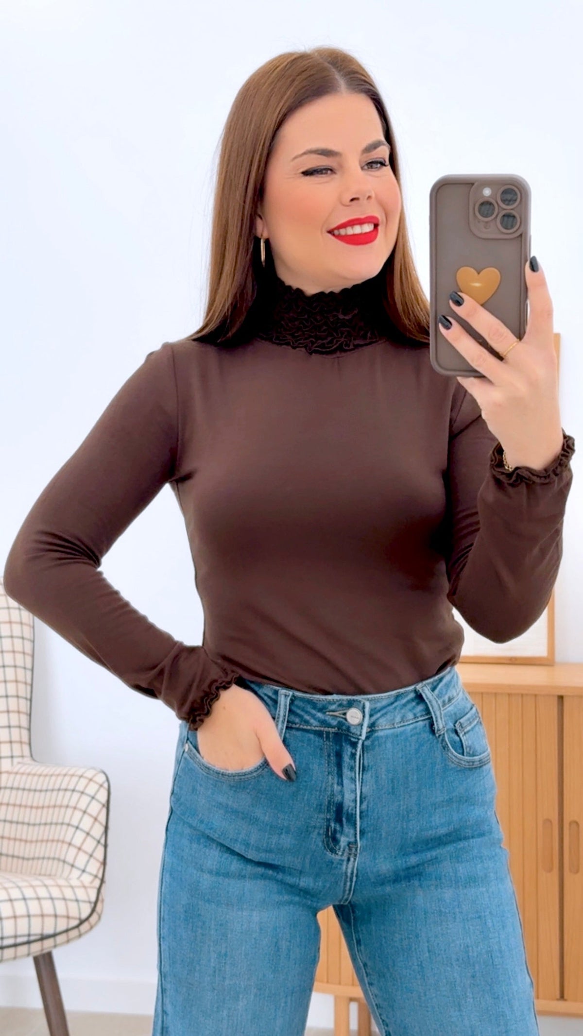 CAMISETA CUELLO ZIGA