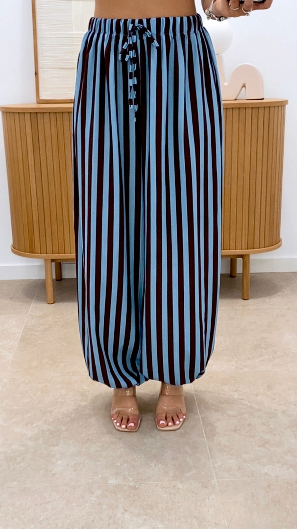 PANTALÓN BOMBACHO RAYAS