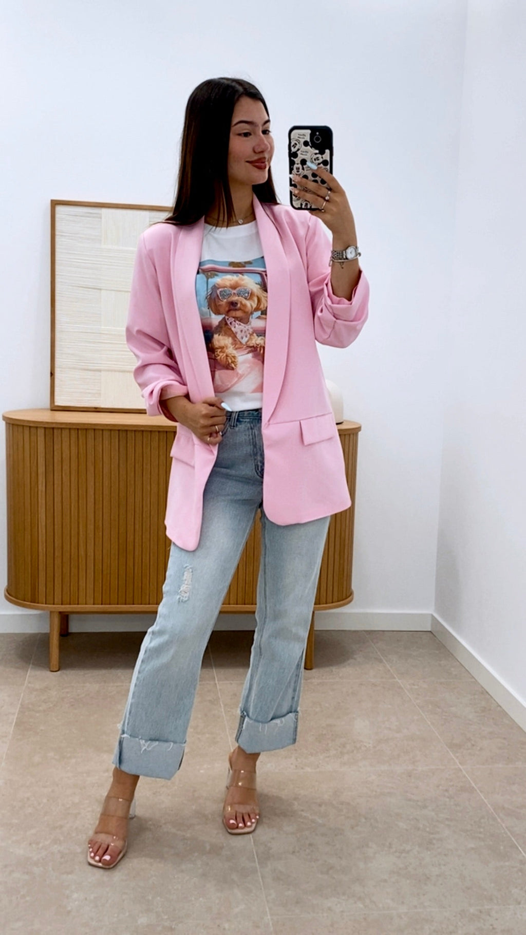 CAMISETA PINK DOG