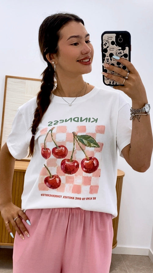 CAMISETA CEREZAS