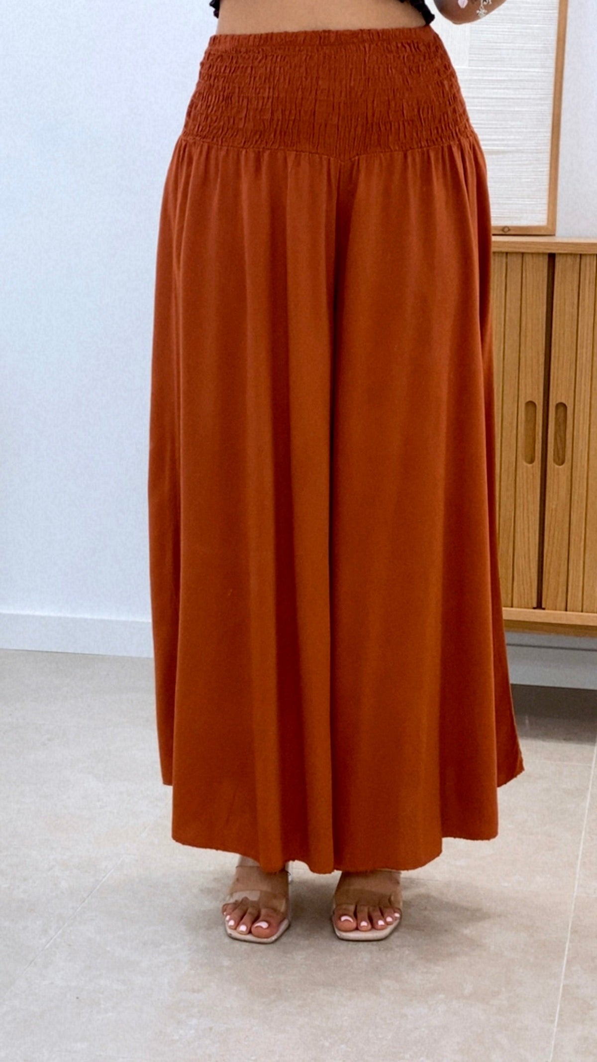 PANTALÓN ANCHO CINTURA PANEL