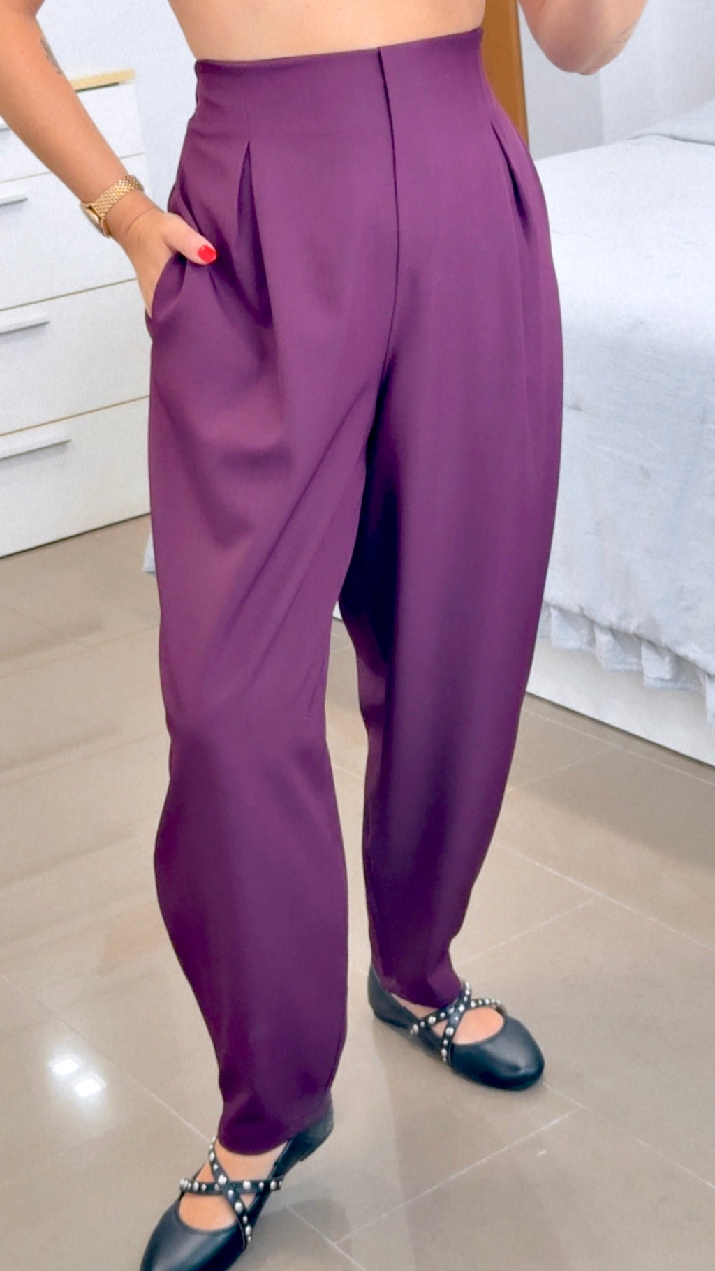 PANTALÓN BALLON PINZAS