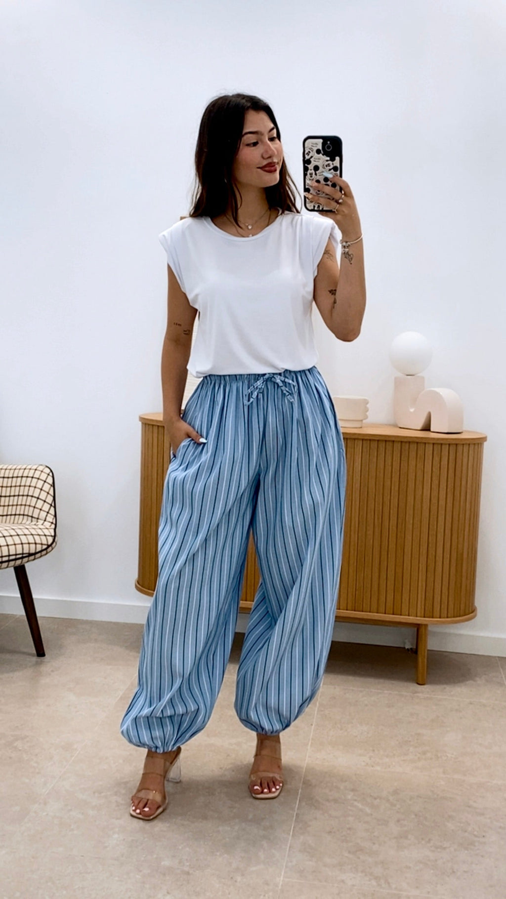 PANTALÓN BOMBACHO LÍNEAS
