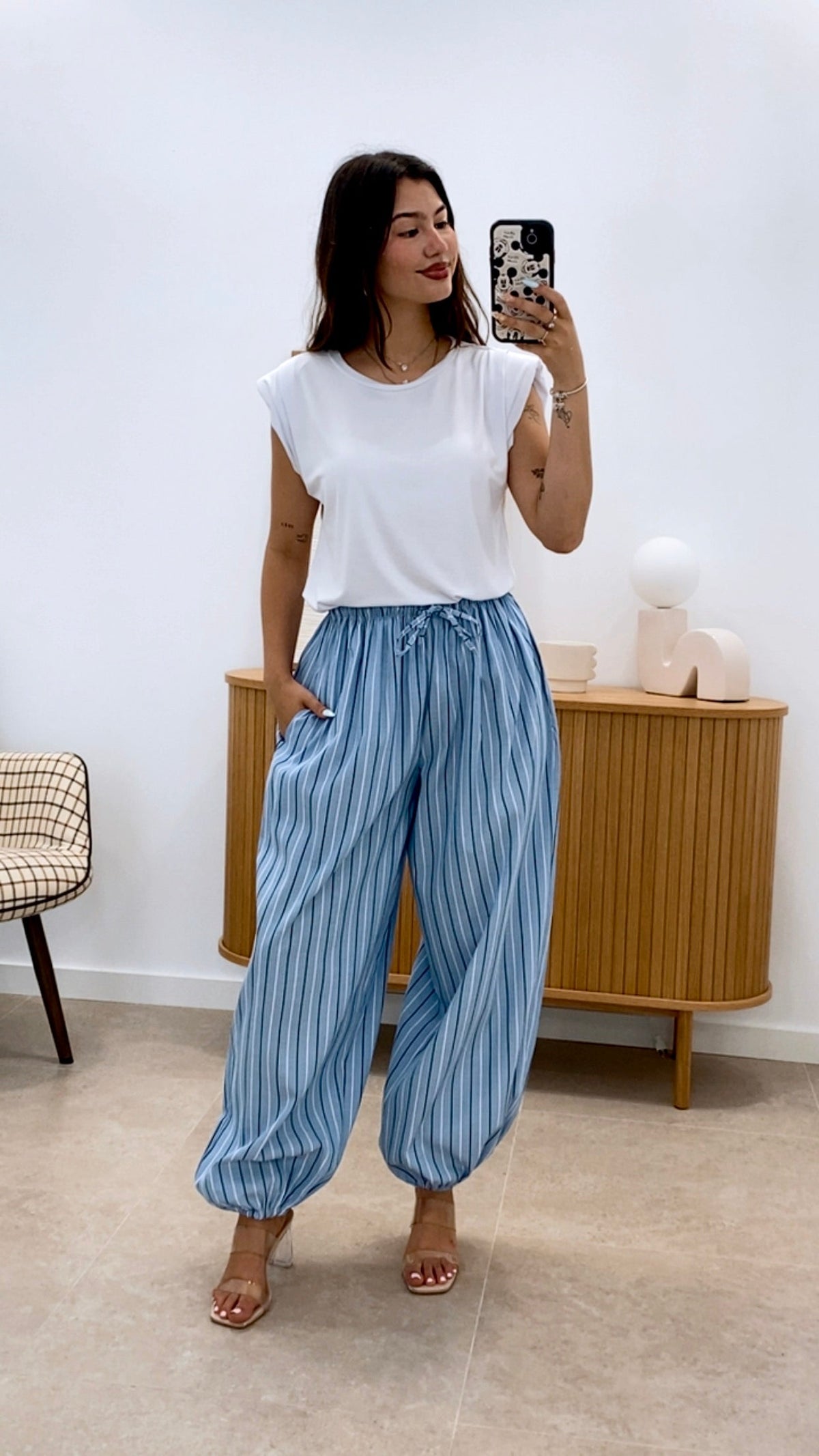 PANTALÓN BOMBACHO LÍNEAS
