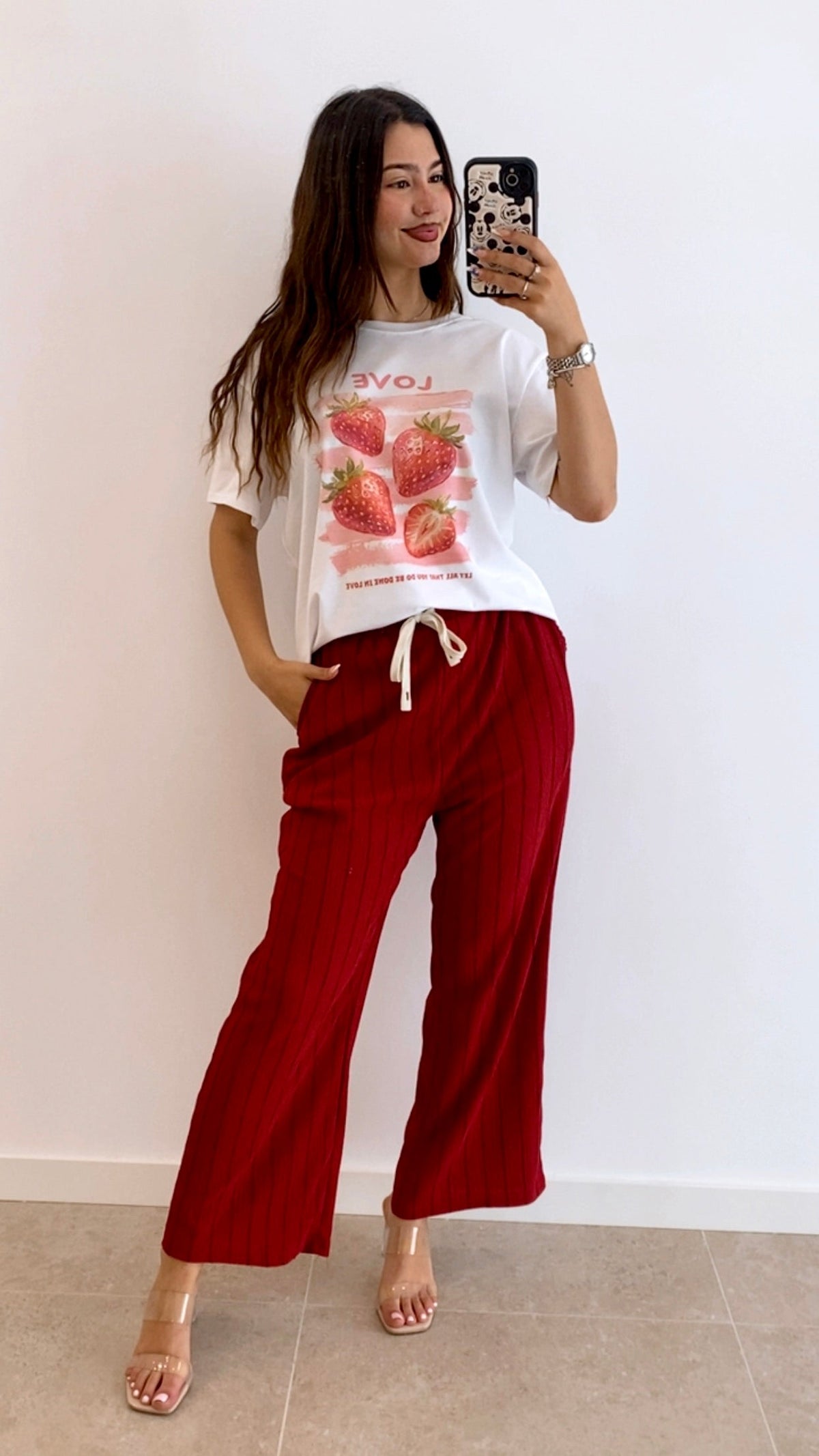 CAMISETA FRESAS