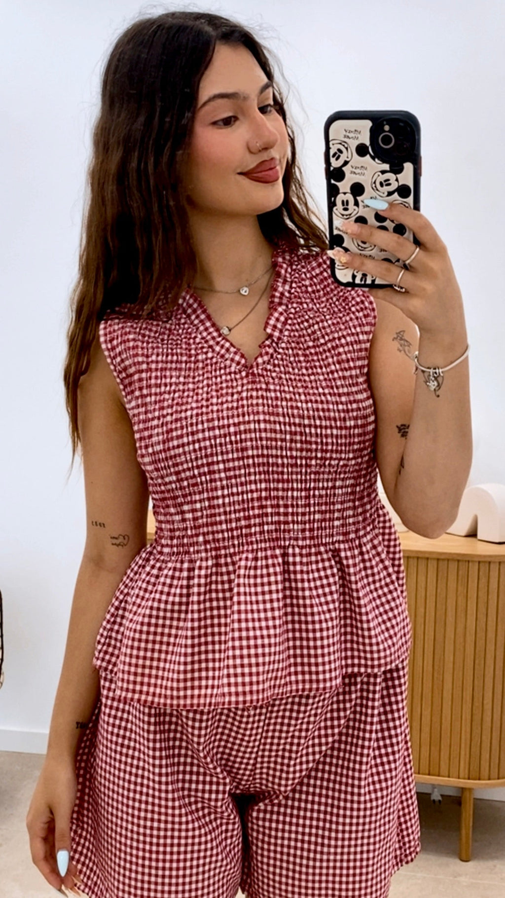 CONJUNTO CORTO VICHY