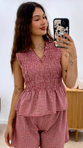 CONJUNTO CORTO VICHY