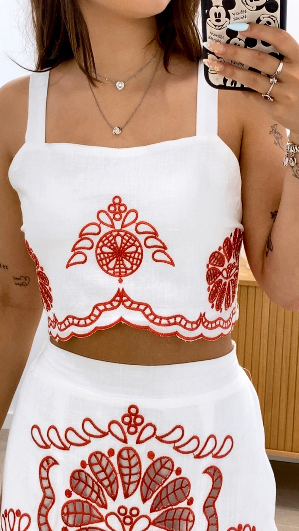 CONJUNTO TOP + FALDA BELINDA