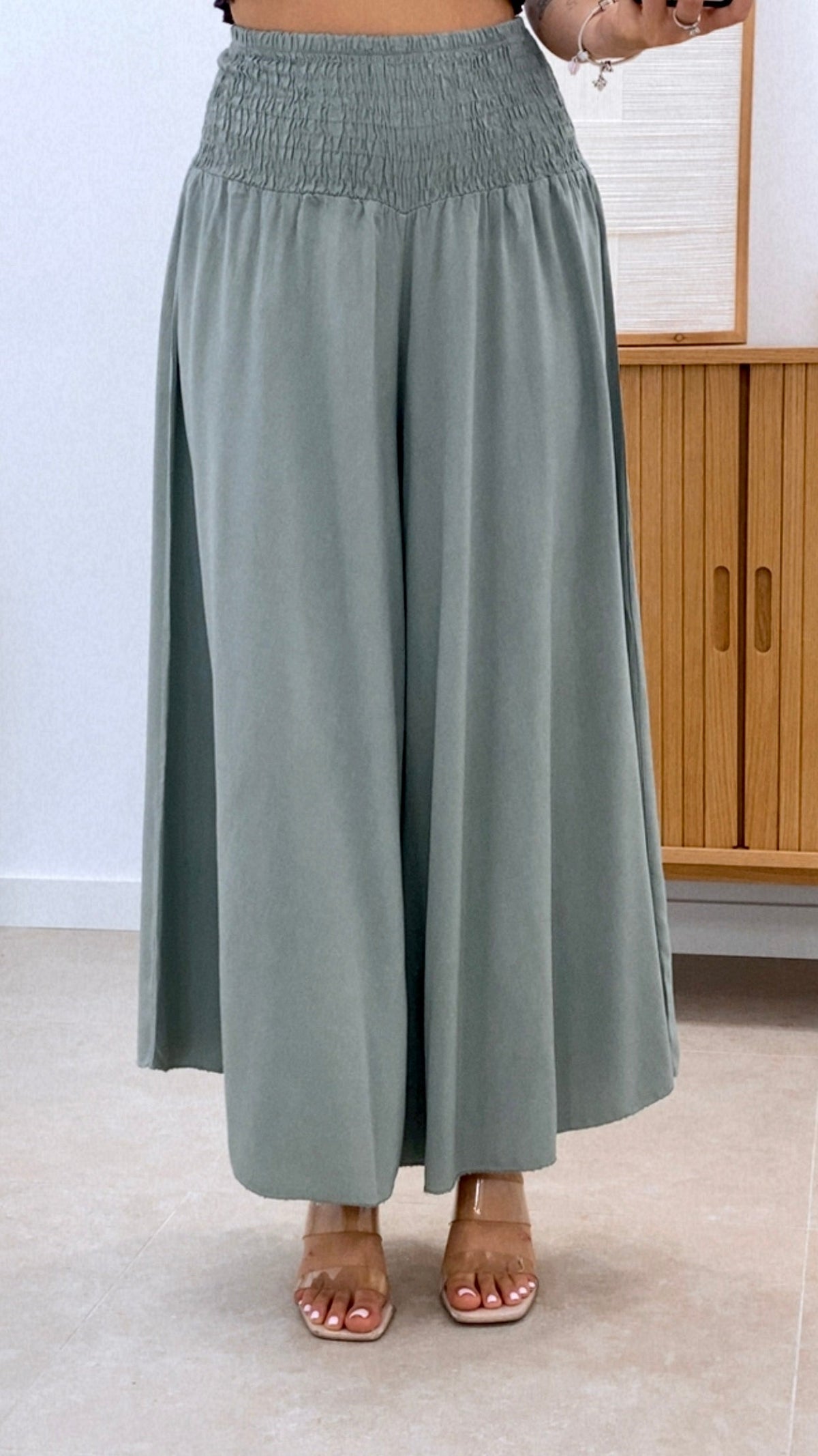 PANTALÓN ANCHO CINTURA PANEL
