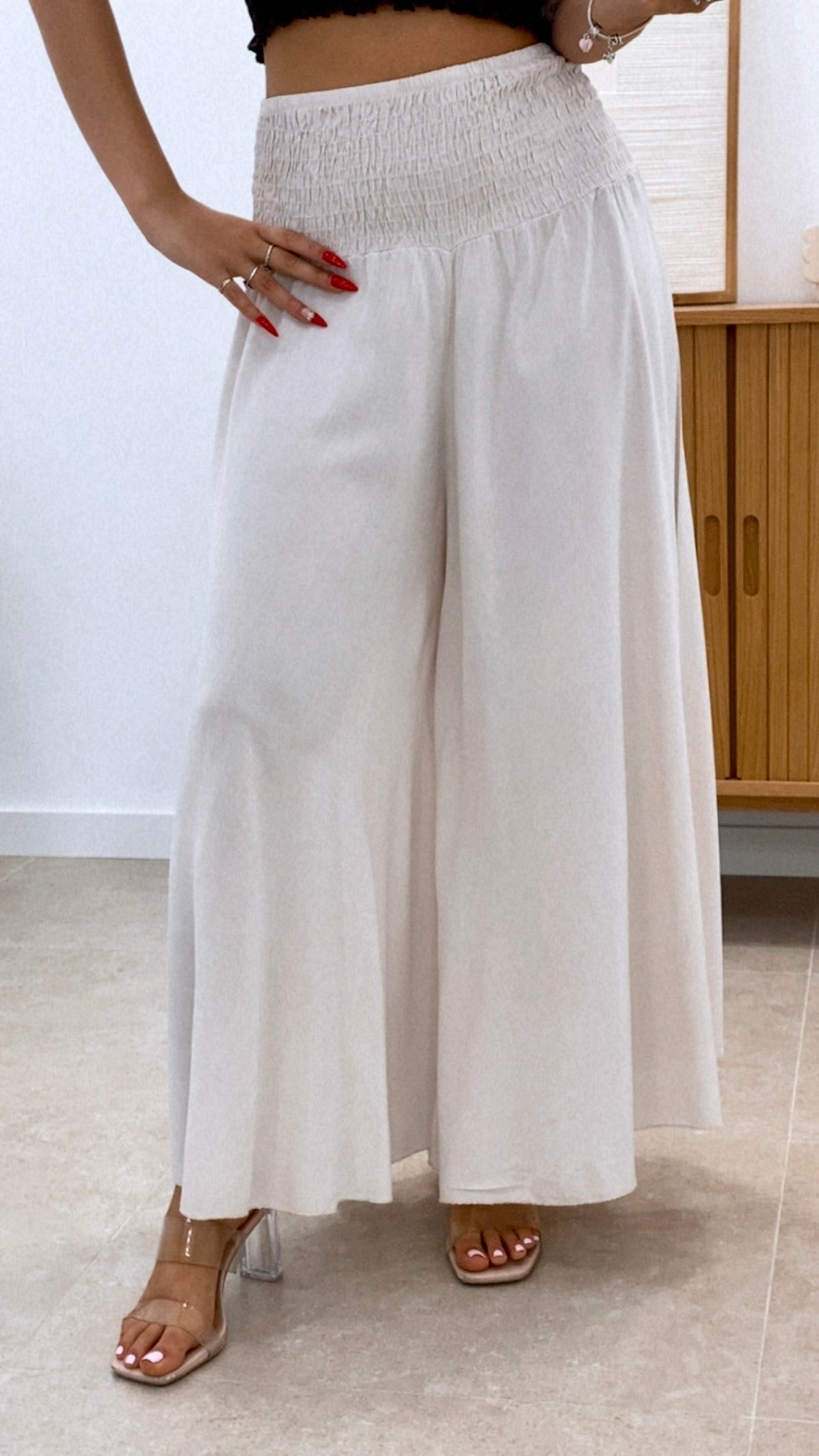 PANTALÓN ANCHO CINTURA PANEL