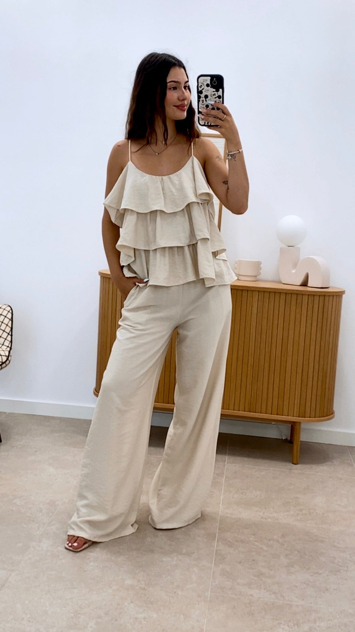 CONJUNTO CAMISETA TIRANTE + PANTALÓN VOLARE