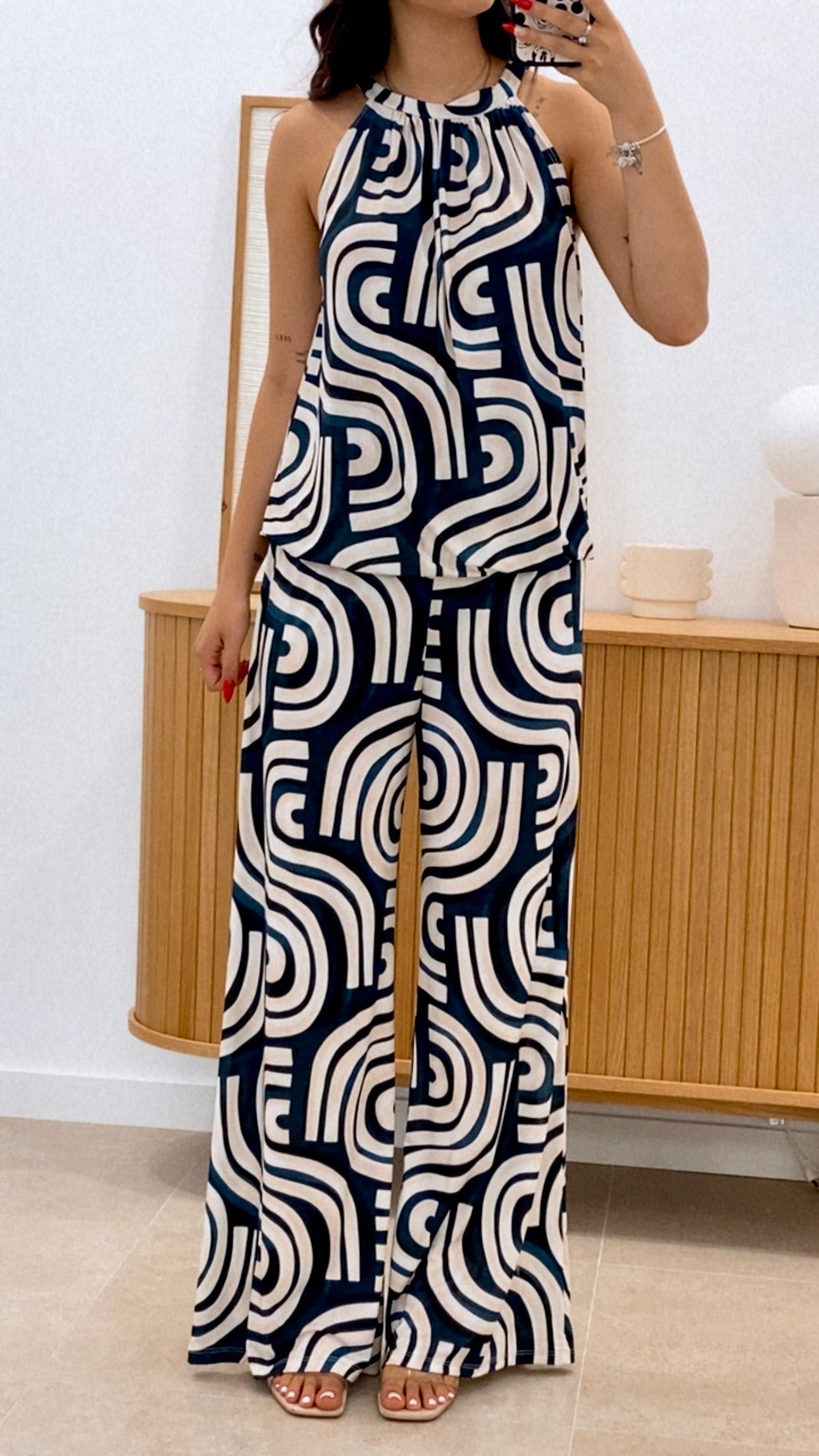 CONJUNTO LICRA FRÍA ESTAMPADO