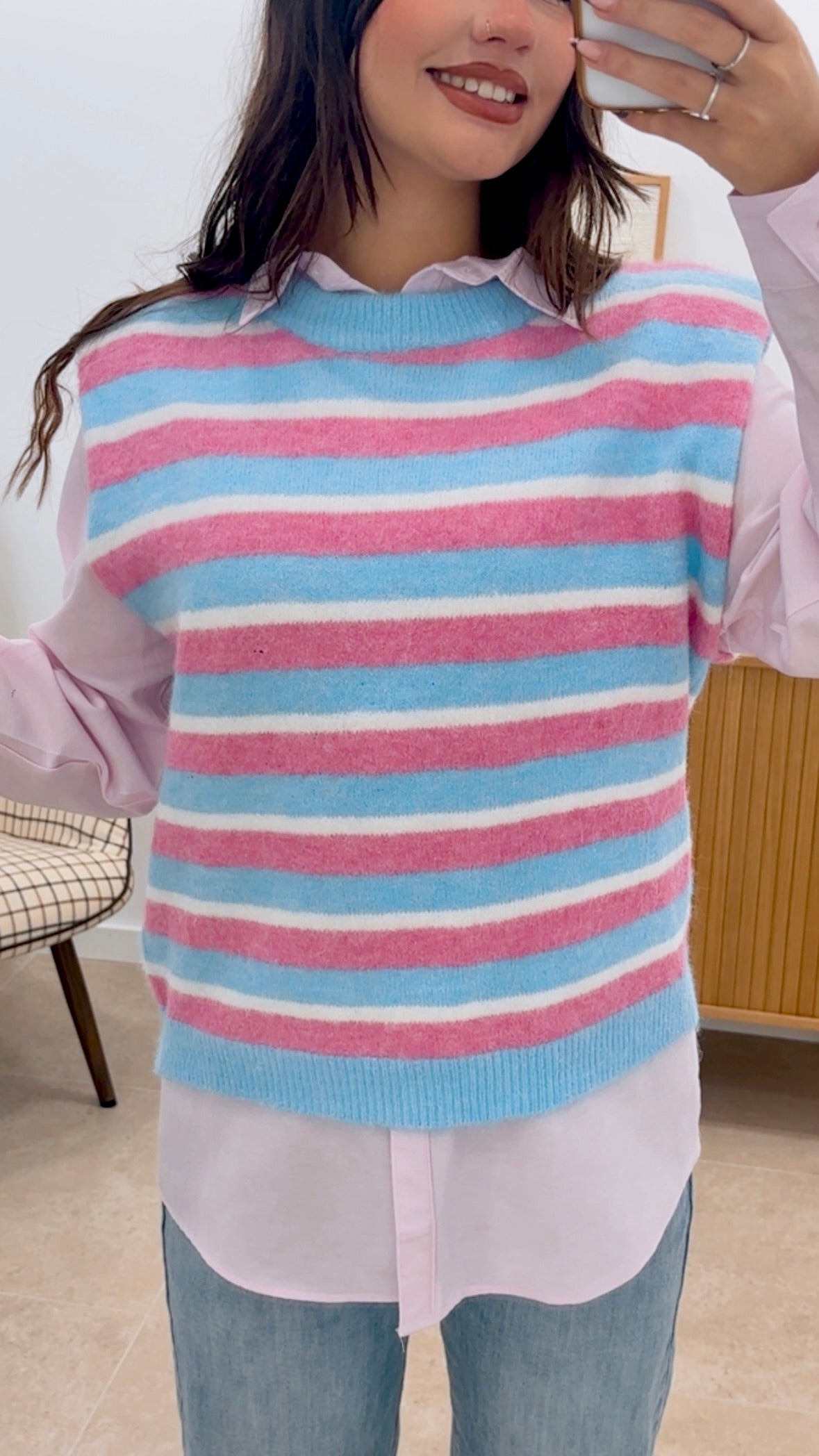 CHALECO TRICOLOR