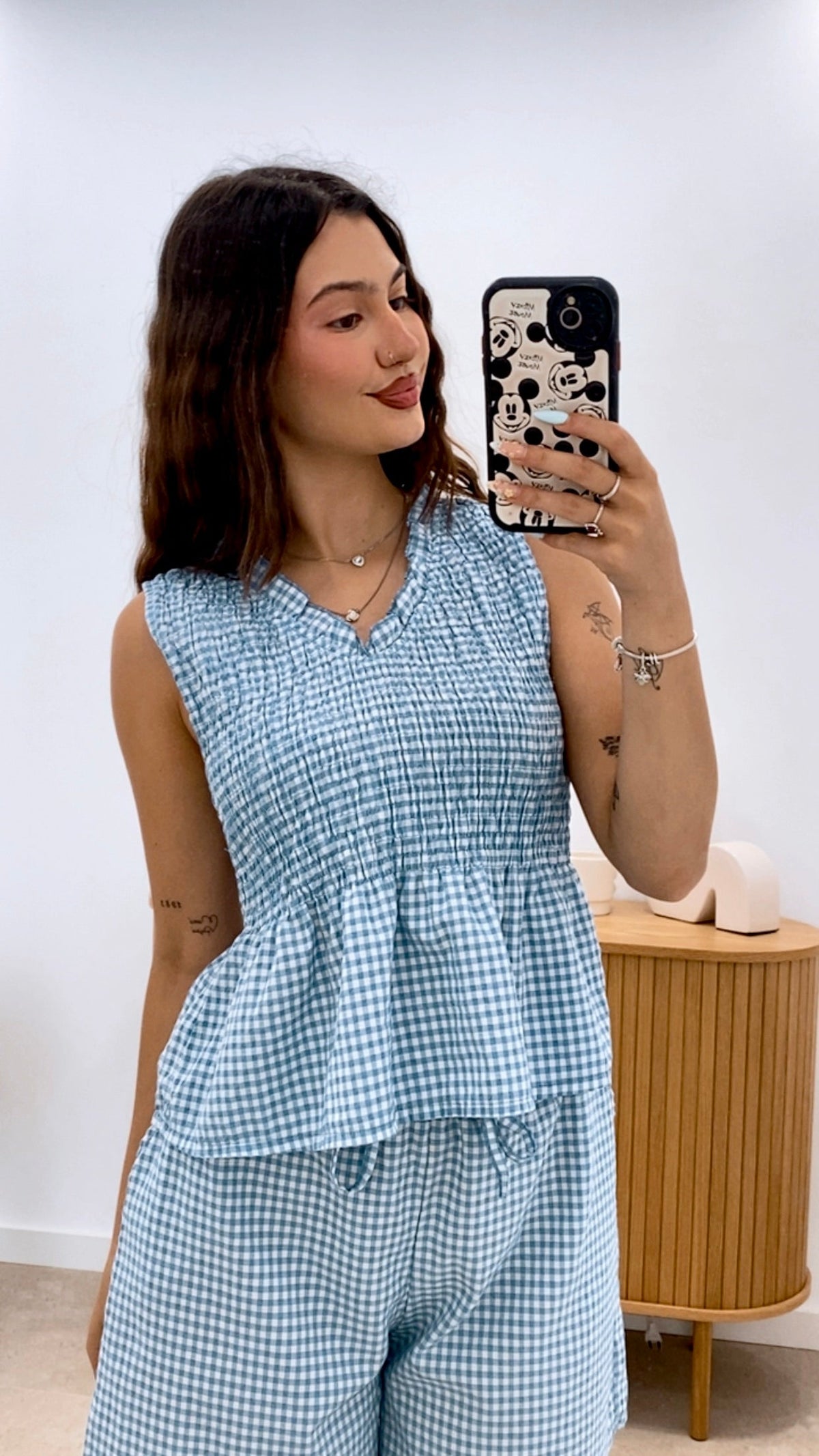 CONJUNTO CORTO VICHY