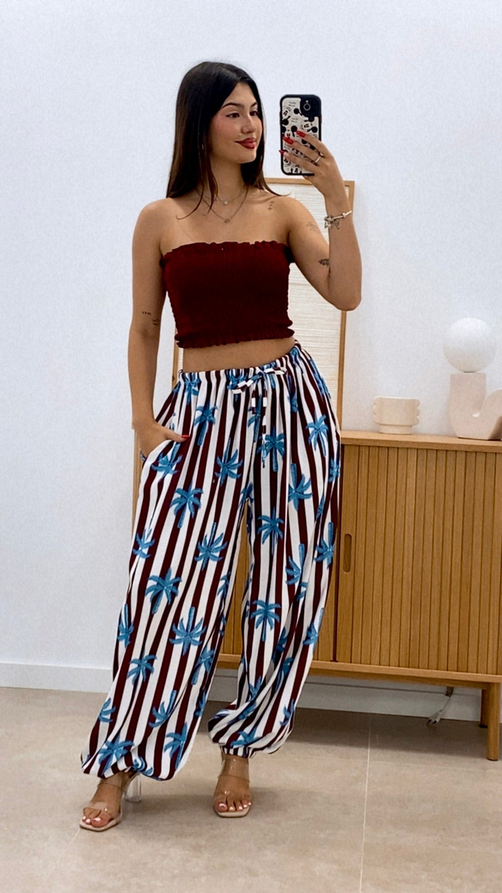 PANTALÓN PALMERAS BOMBACHO