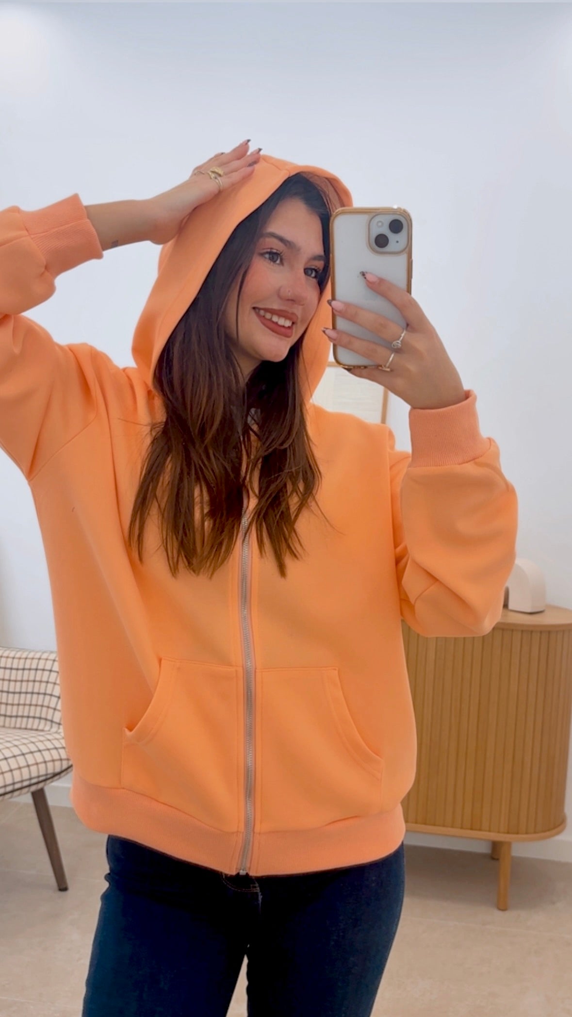 SUDADERA CREMALLERA