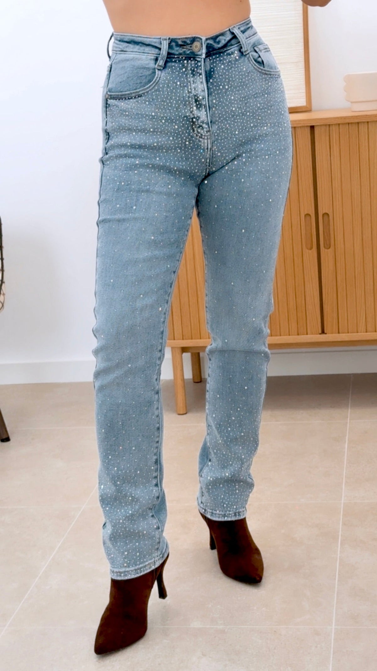 PANTALÓN DENIM CRISTAL