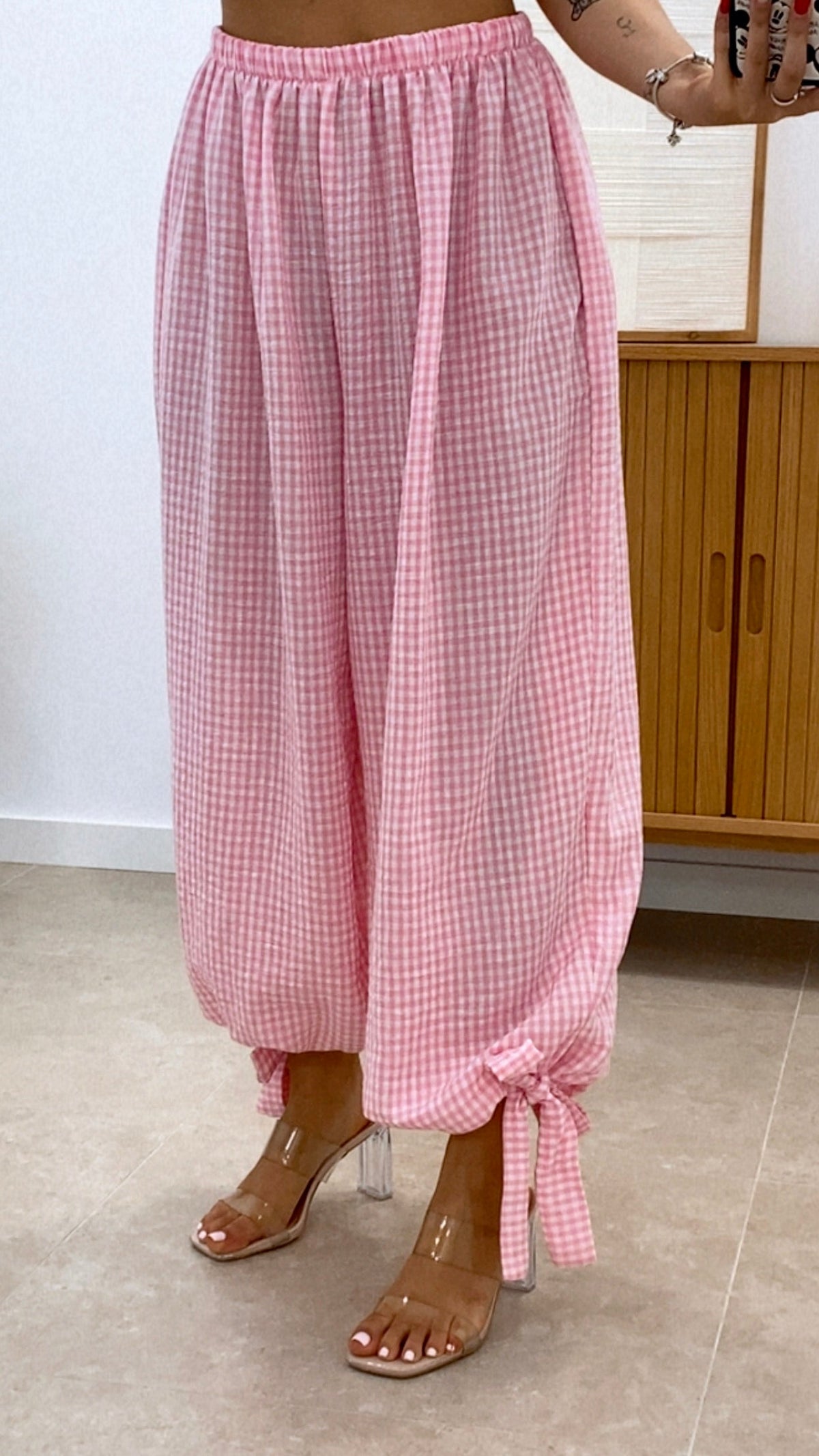 PANTALÓN LAZOS VICHY