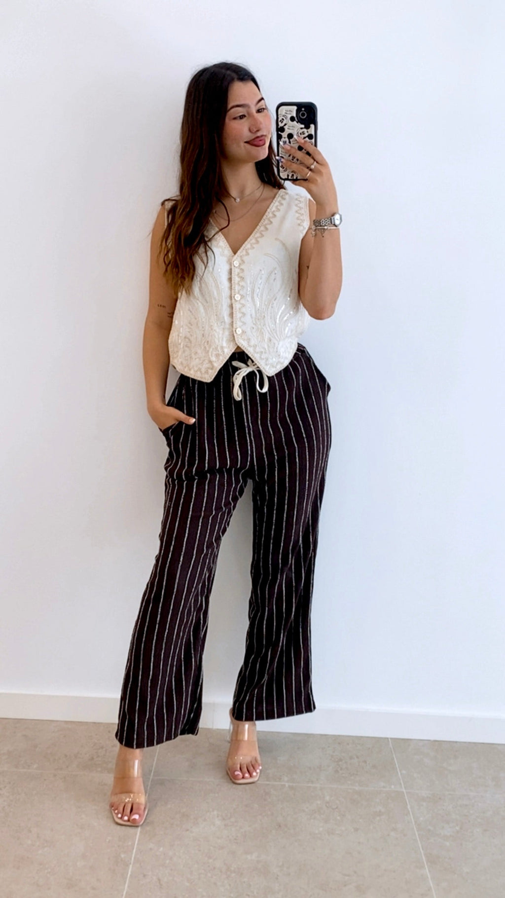 PANTALÓN RAYAS CORDÓN