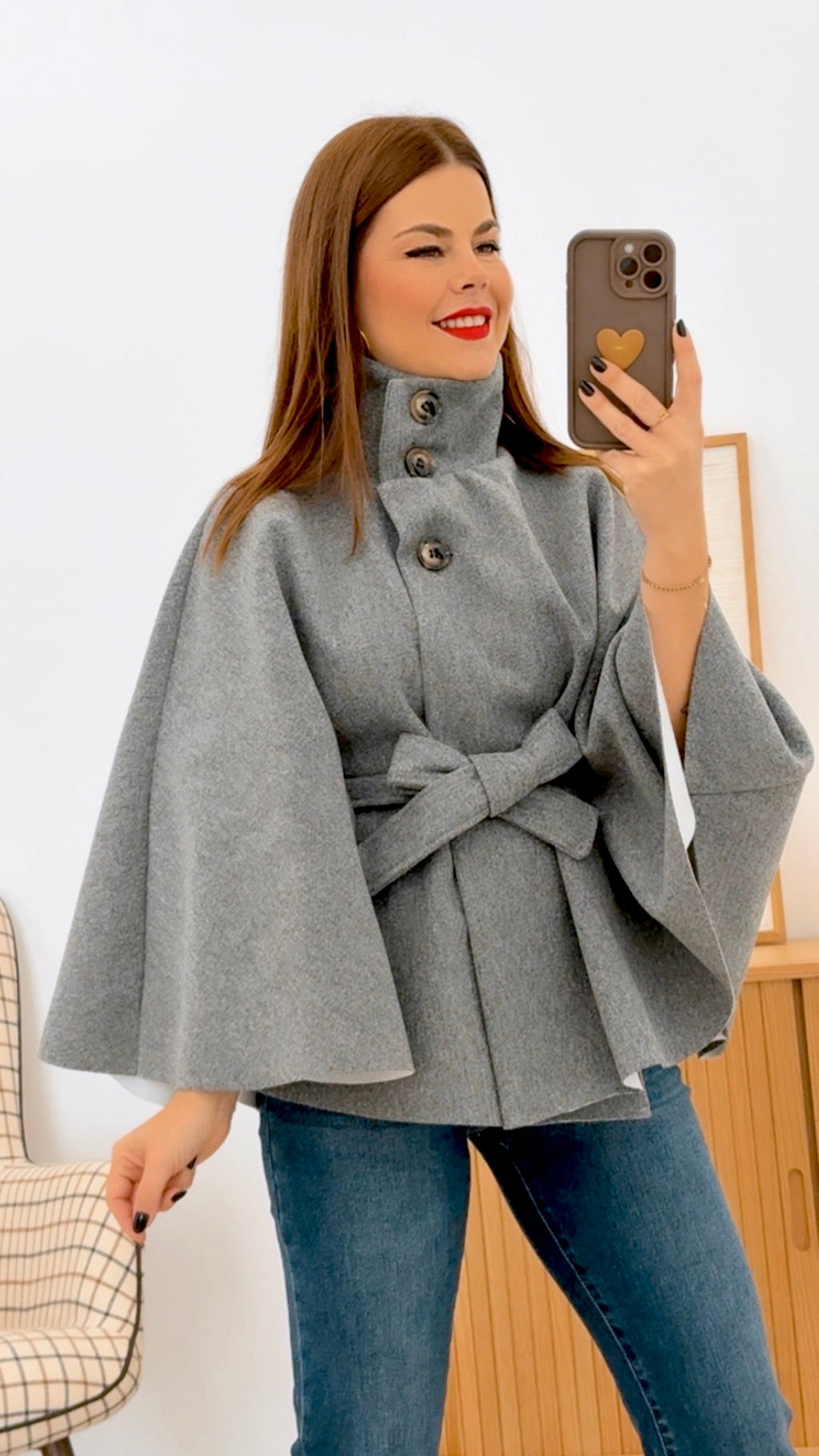 PONCHO DE PAÑO