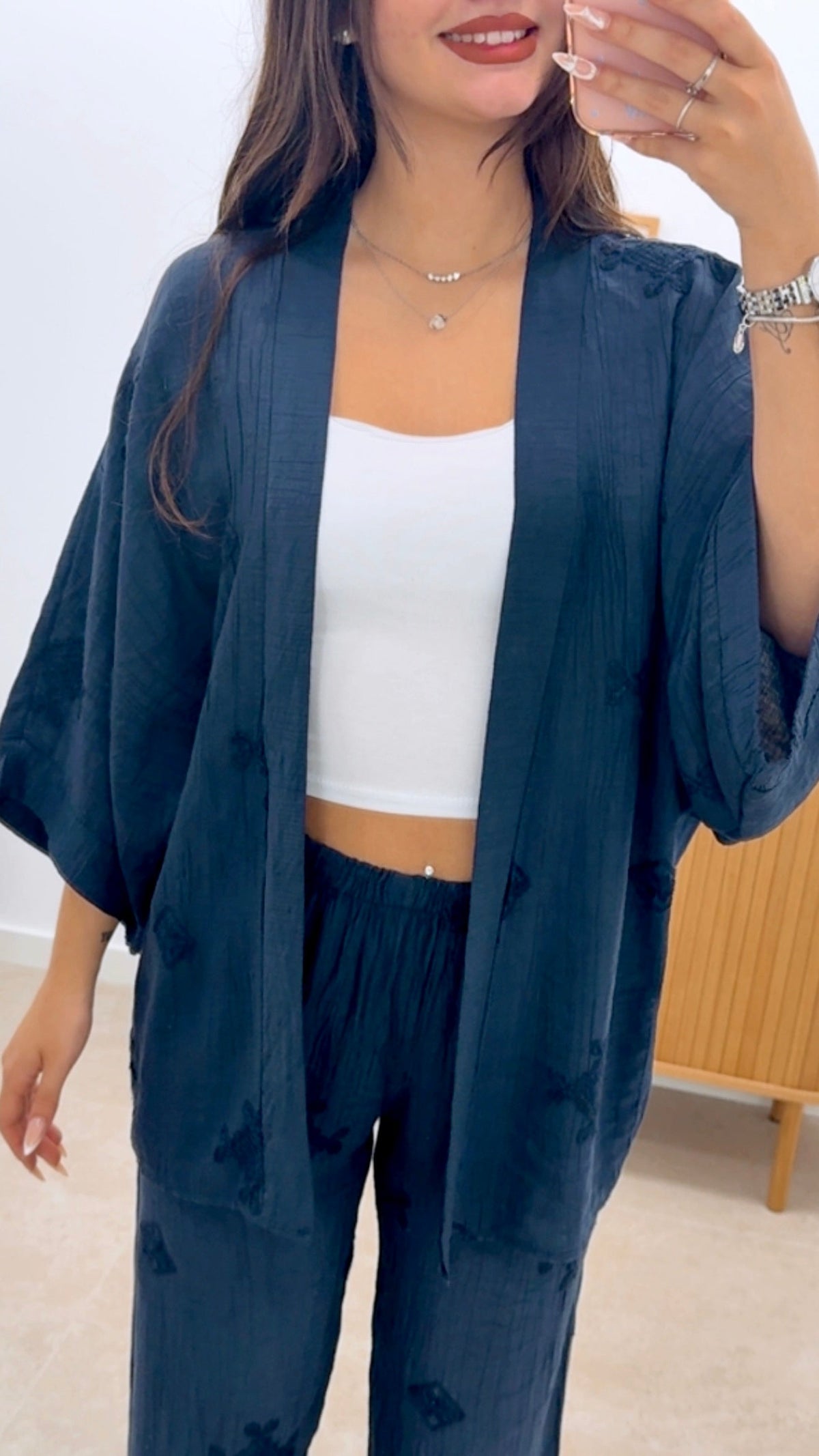 CONJUNTO KIMONO + PANTALÓN VERI