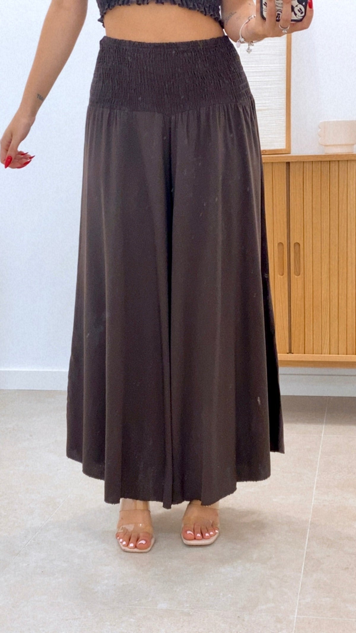 PANTALÓN ANCHO CINTURA PANEL