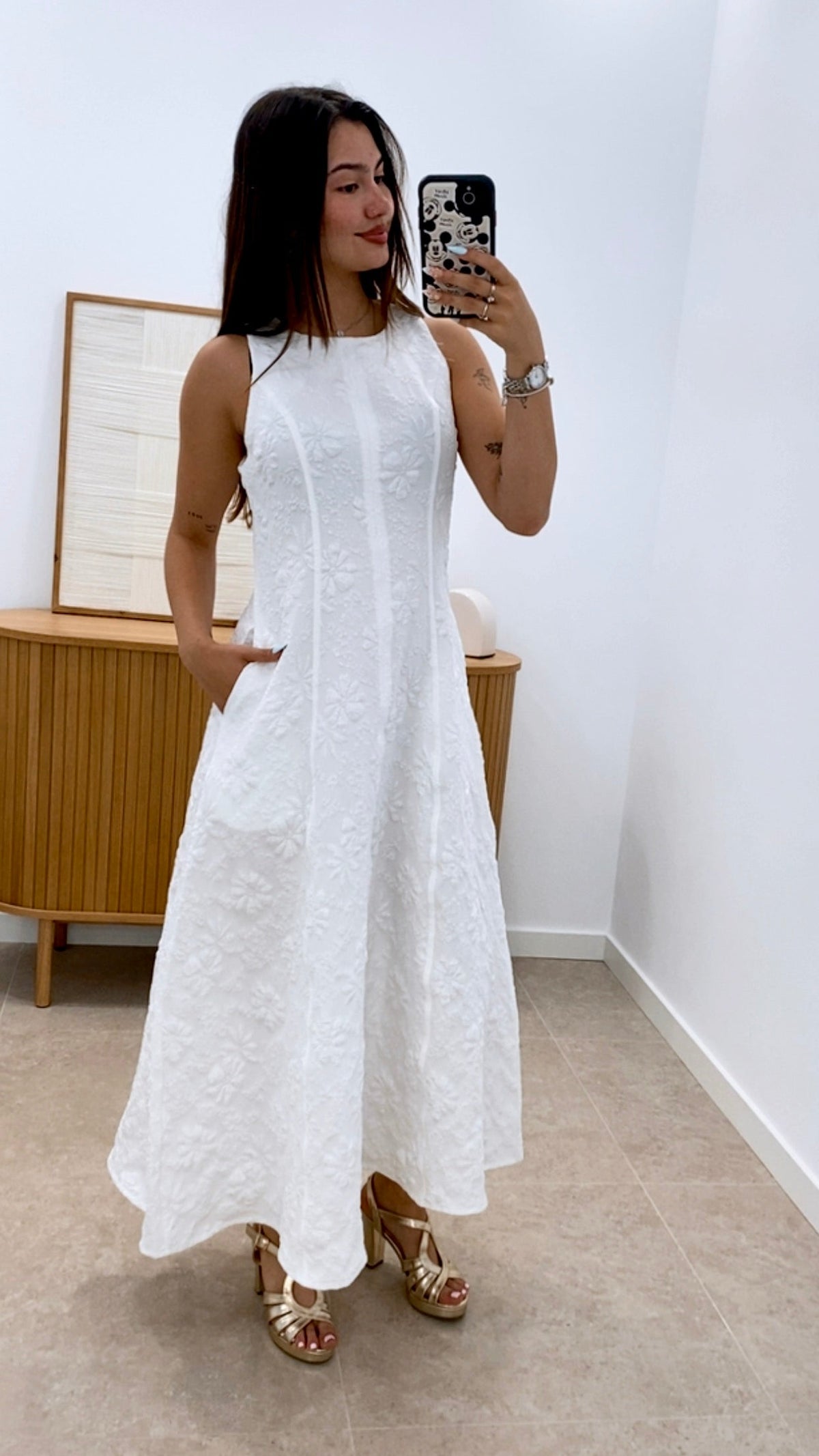 VESTIDO BLANCA FLOR