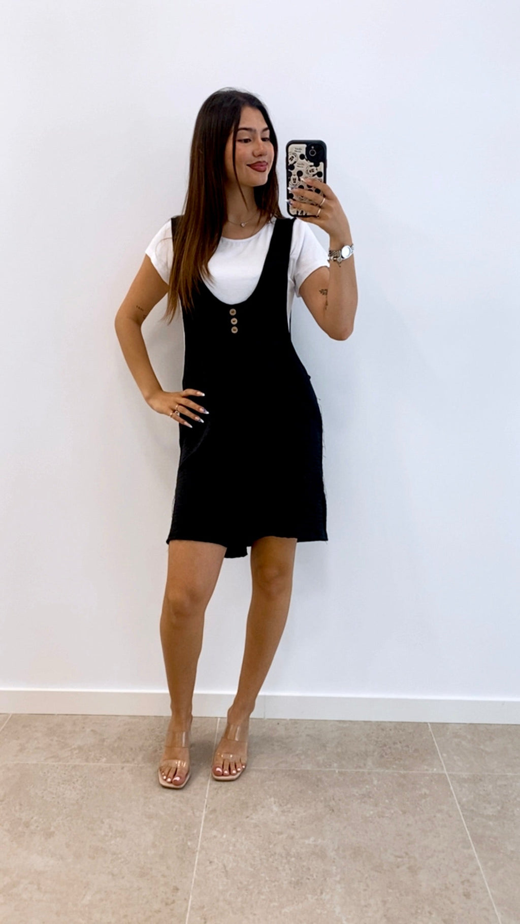 CONJUNTO MONO CORTO + CAMISETA BÁSICA