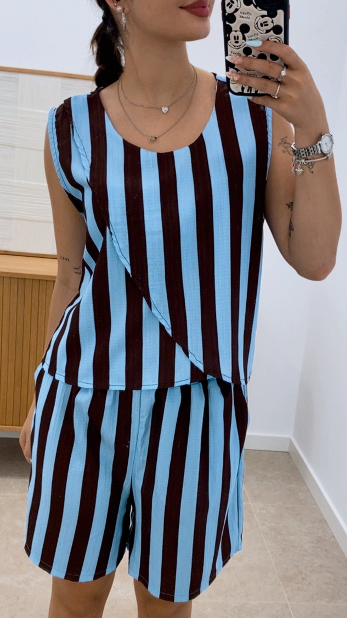 CONJUNTO CORTO RAYAS