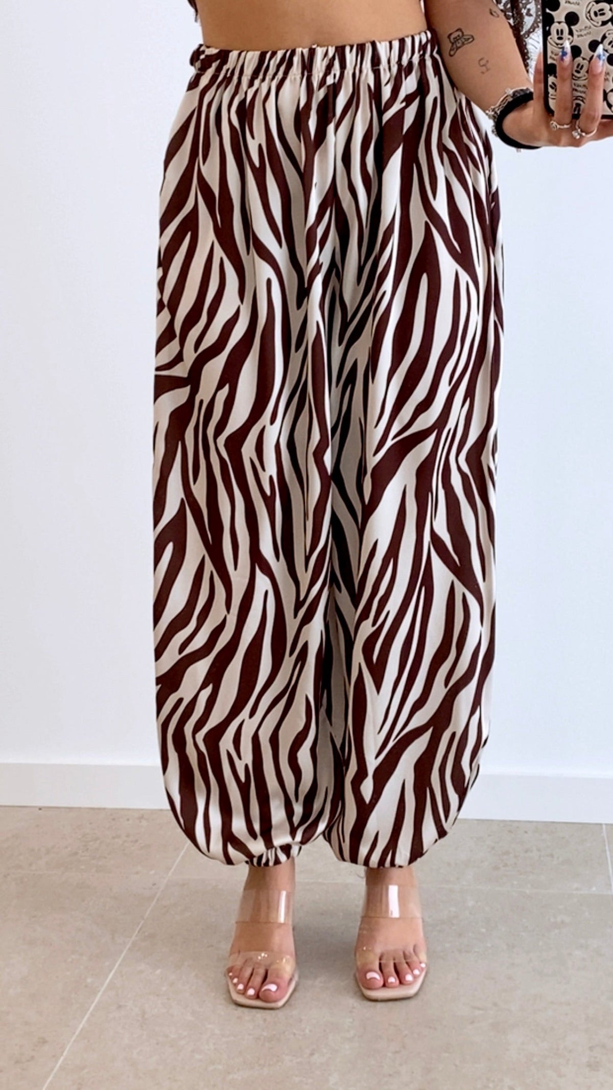 PANTALÓN SATINADO BOMBACHO PRINT