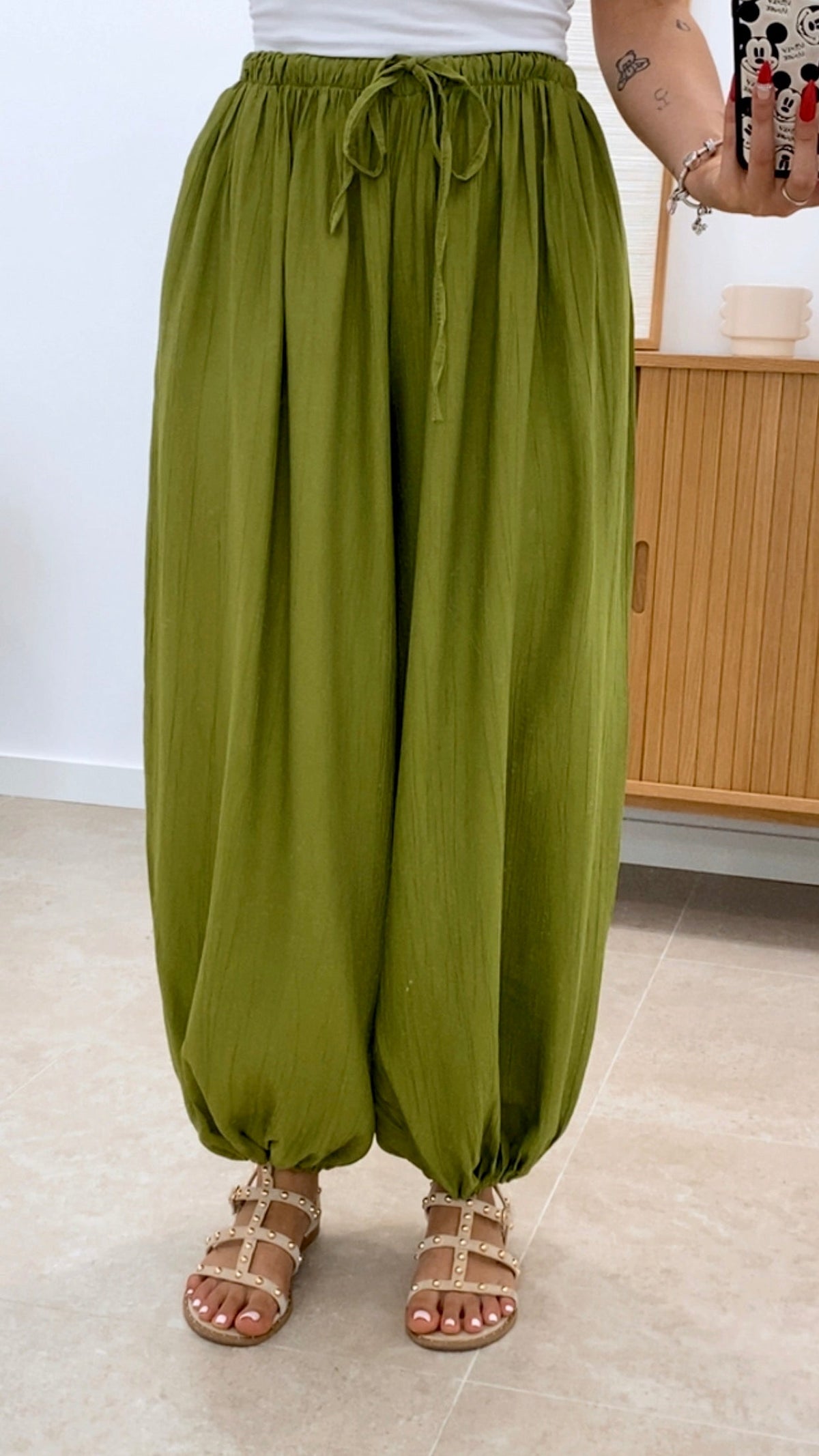 PANTALÓN LISO BOMBACHO