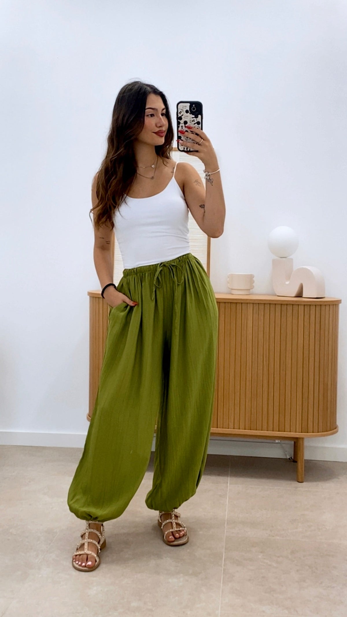 PANTALÓN LISO BOMBACHO