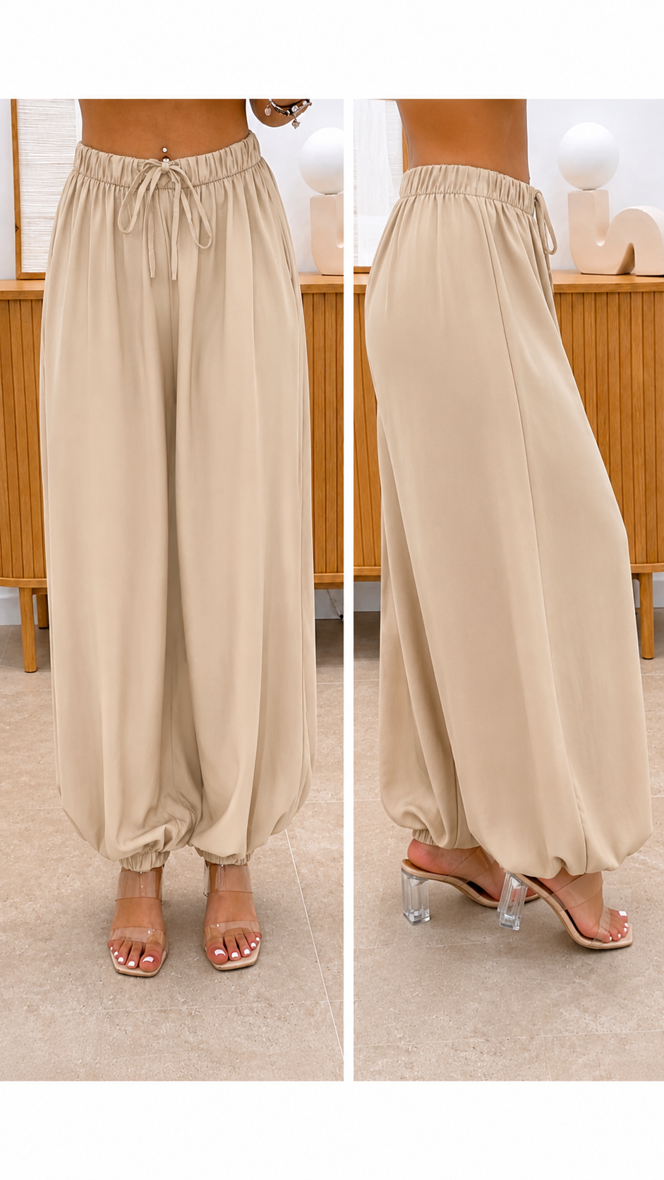 PANTALÓN LISO BOMBACHO