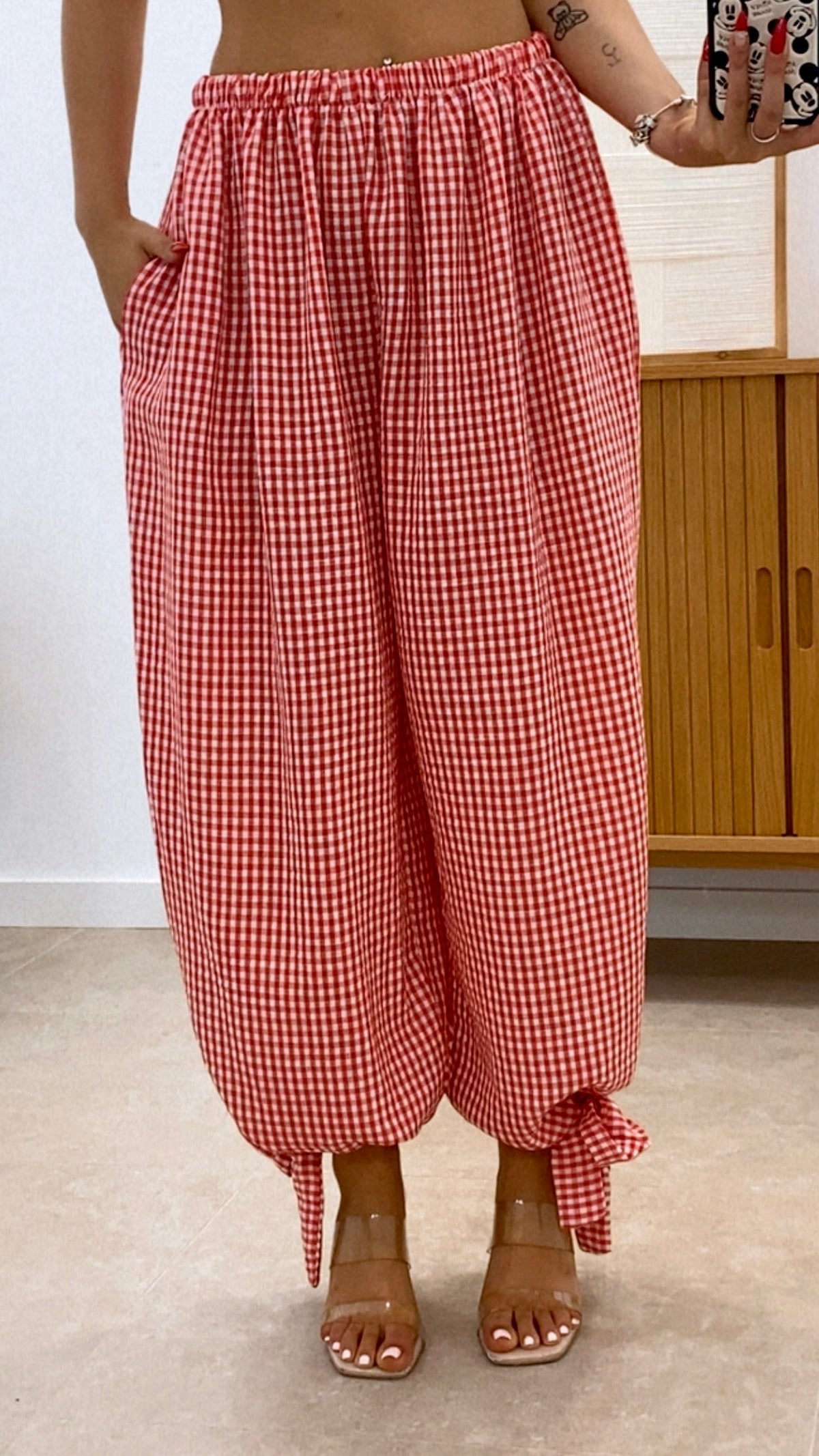 PANTALÓN LAZOS VICHY