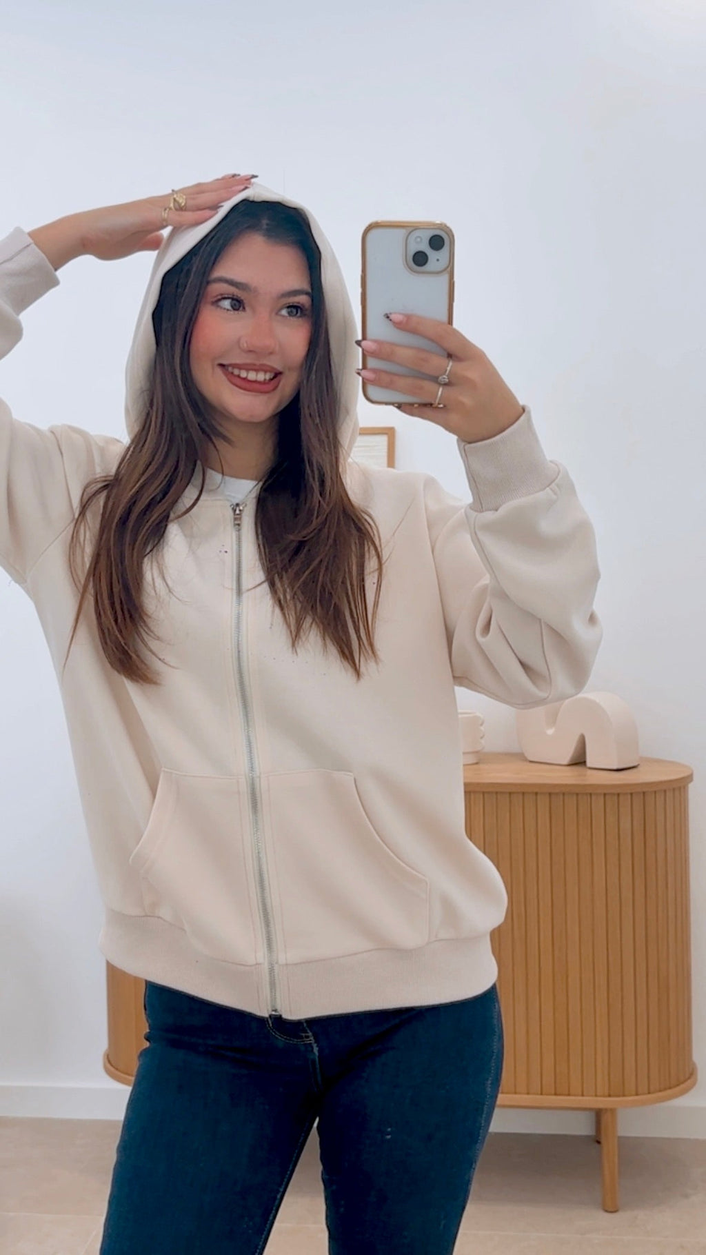 SUDADERA CREMALLERA