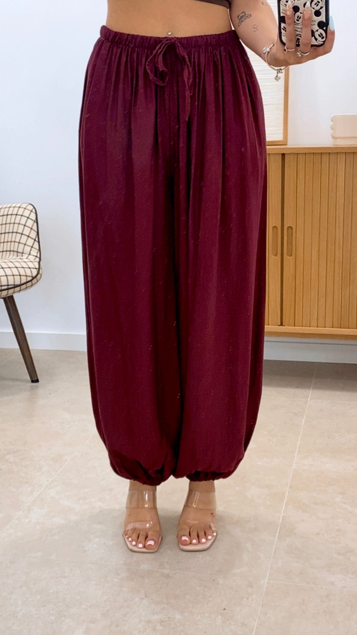 PANTALÓN LISO BOMBACHO