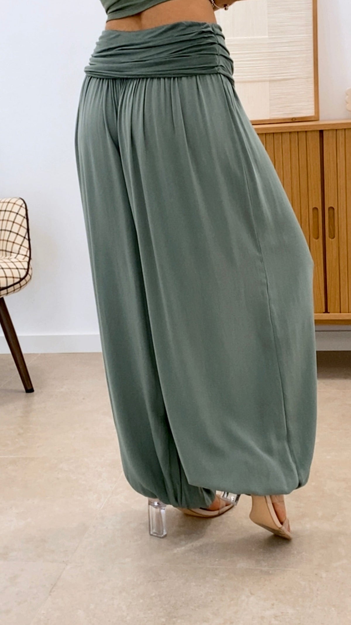 PANTALÓN CINTURA BOMBACHO