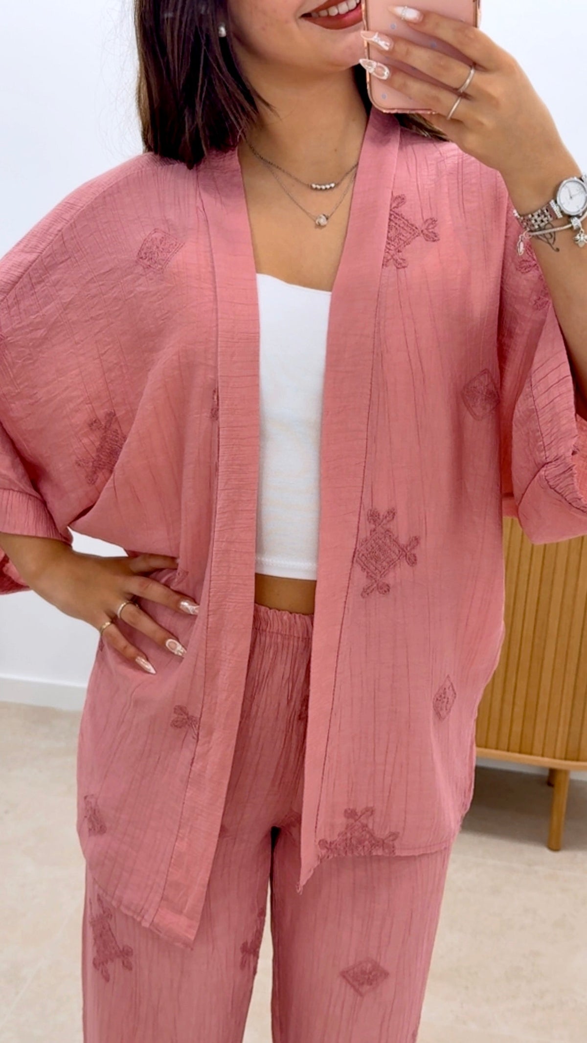 CONJUNTO KIMONO + PANTALÓN VERI