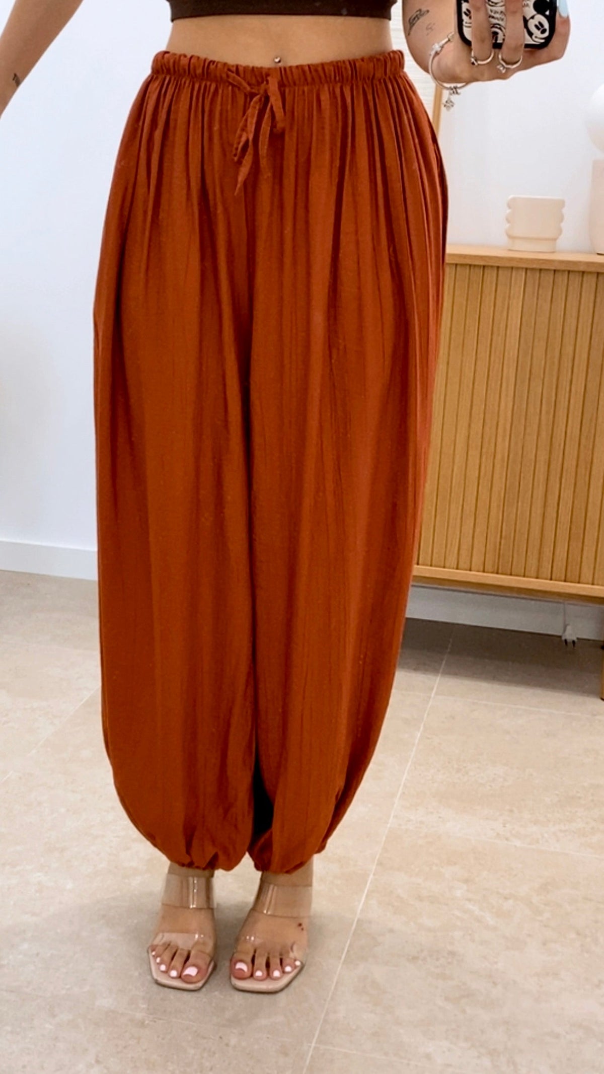 PANTALÓN LISO BOMBACHO