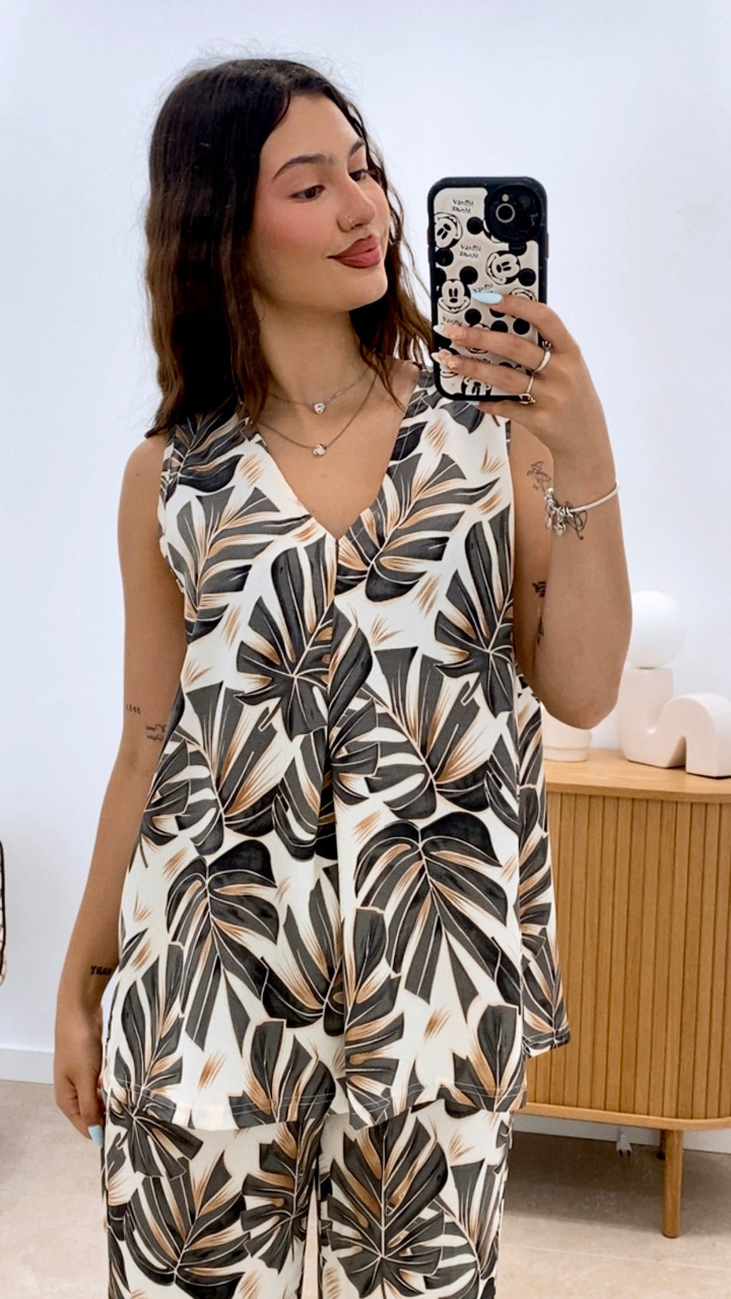 CONJUNTO ESTAMPADO BLUSA + PANTALÓN