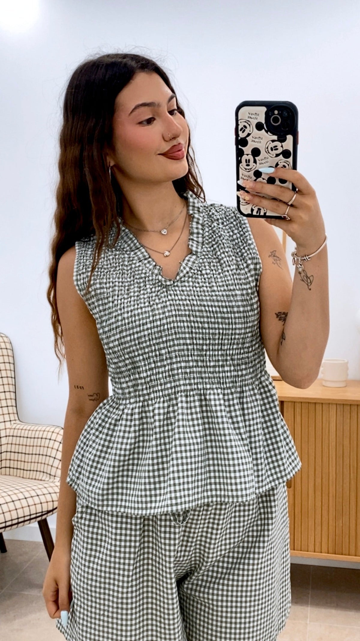 CONJUNTO CORTO VICHY