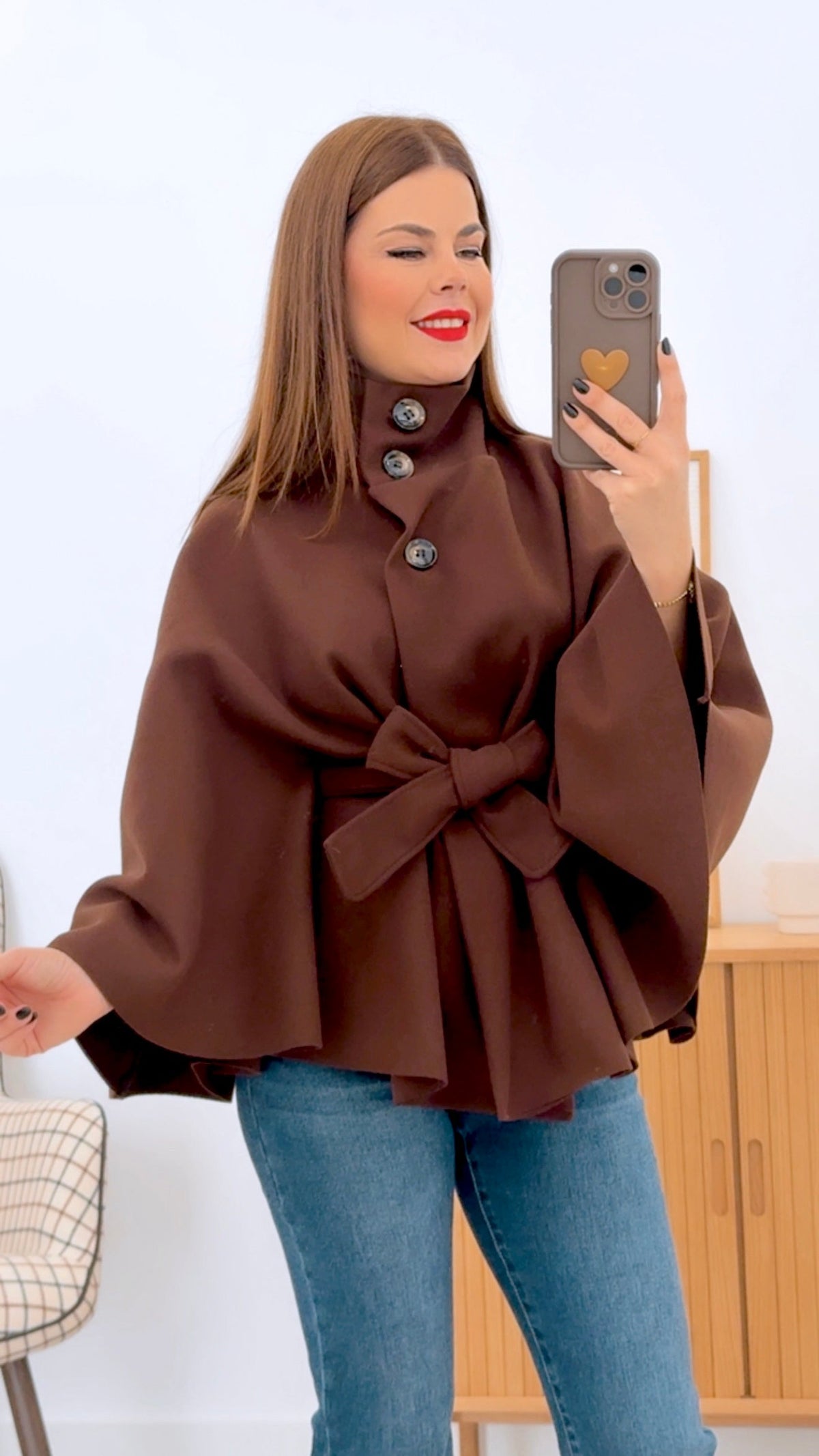 PONCHO DE PAÑO