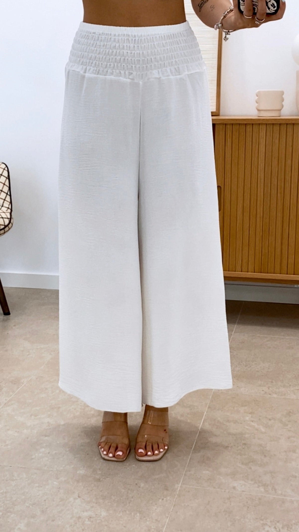 PANTALÓN CINTURA PANEL DE ABEJA