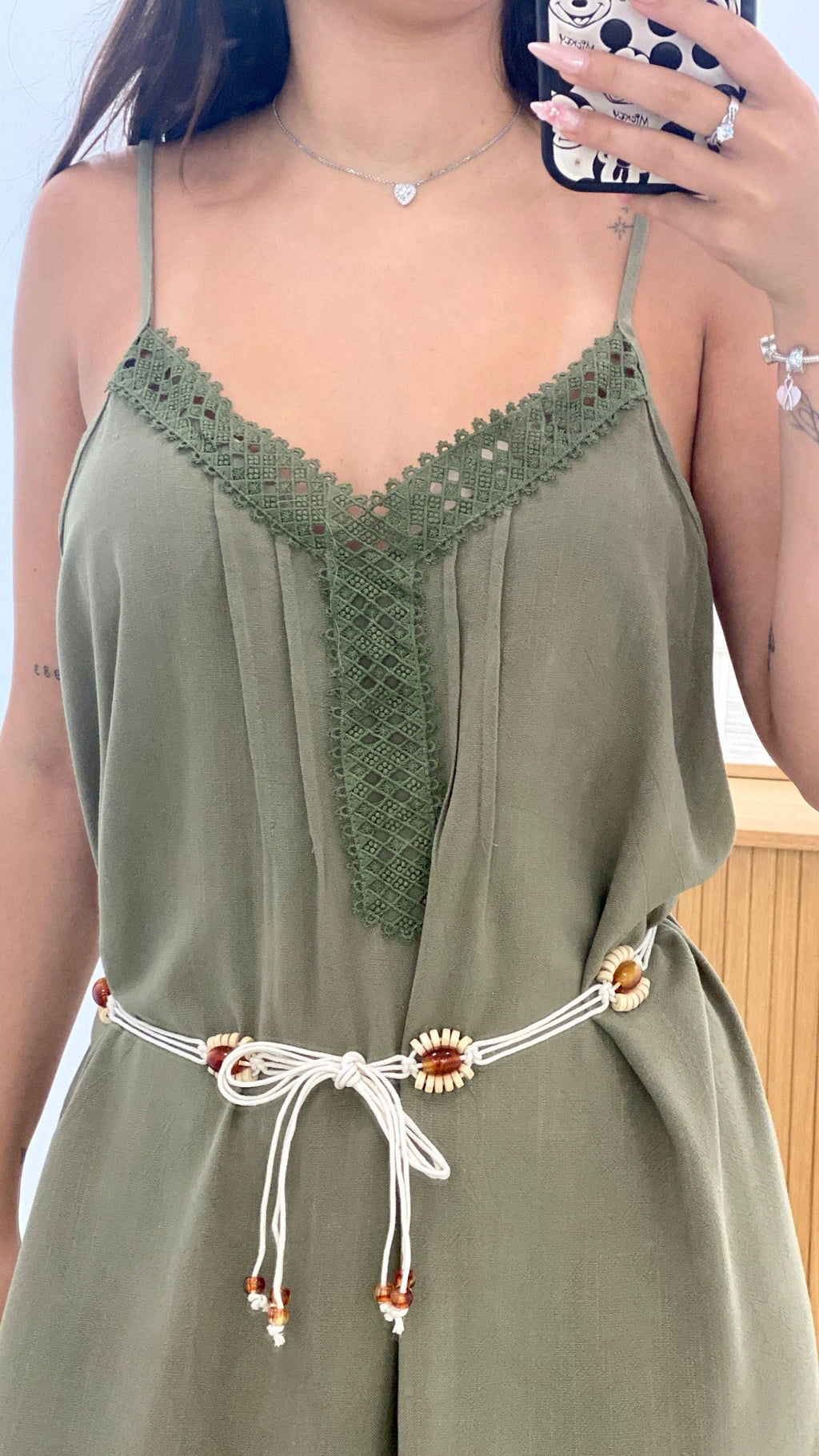 VESTIDO BOHO + CINTURÓN