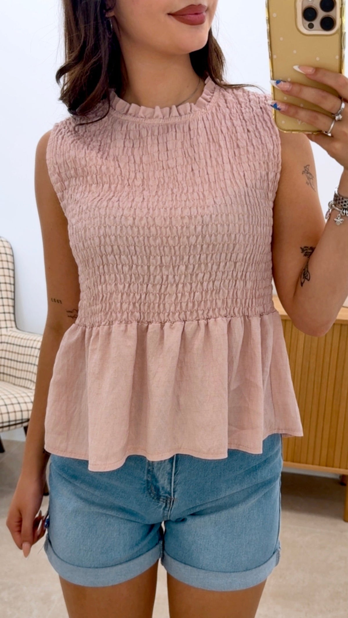 CAMISETA NIDO SIN MANGAS